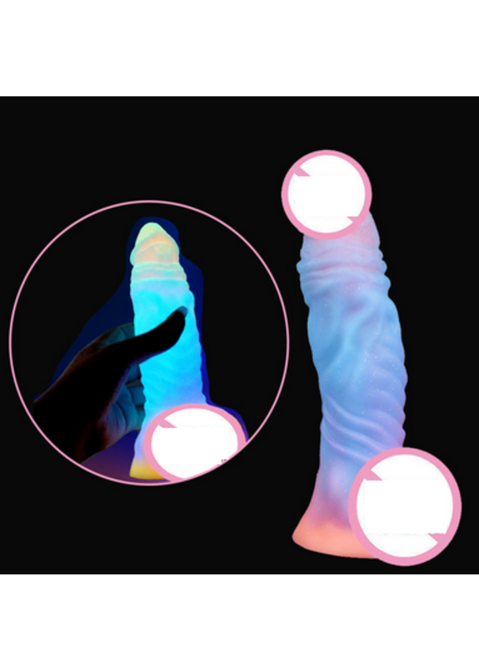 Pontianak Luminous 6" Monster Dildo w/ Balls