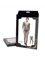 Male Bodystocking Crotchless 3/4 Sleeves