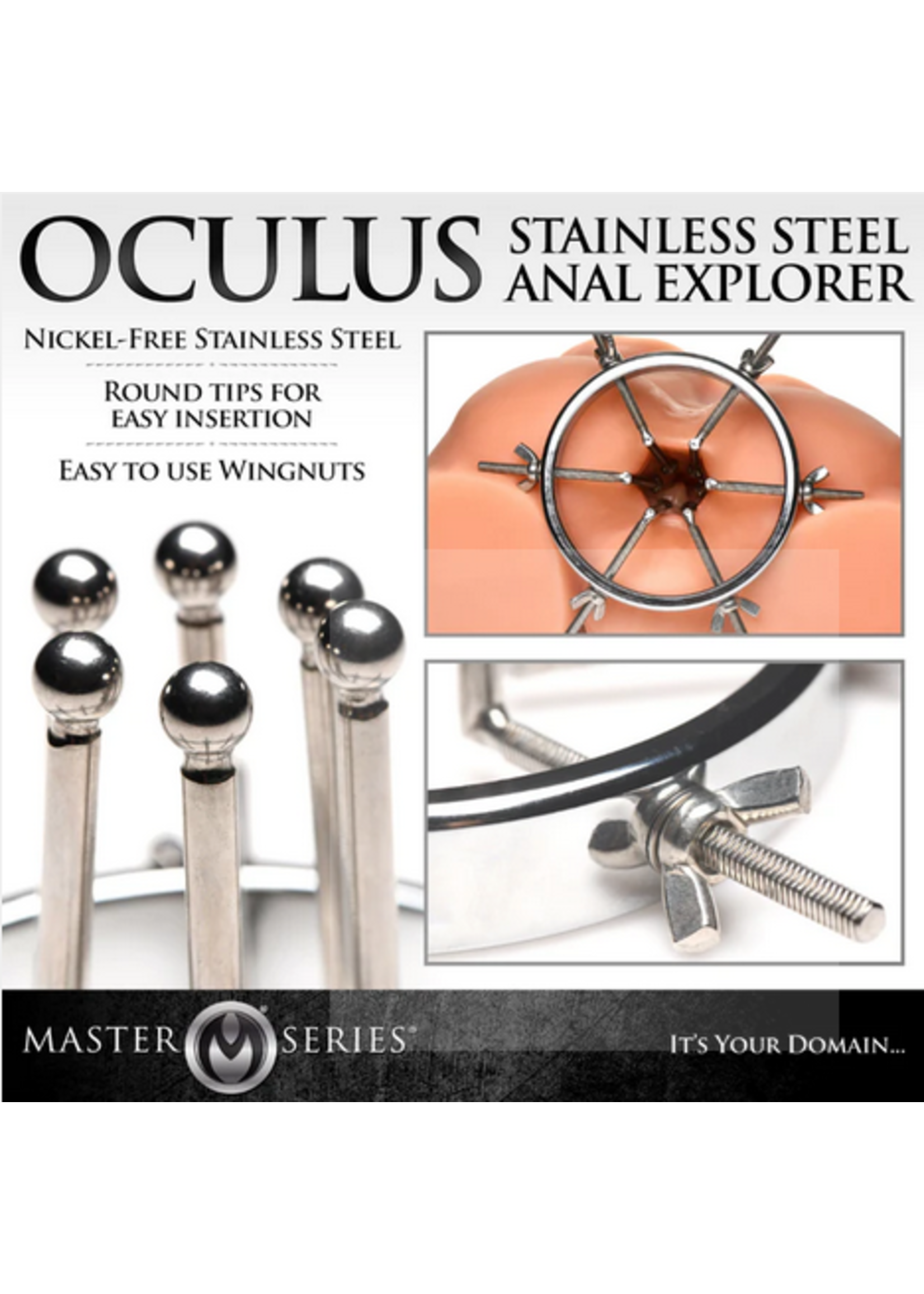 Oculus Stainless Steel Anal Explorer Expander