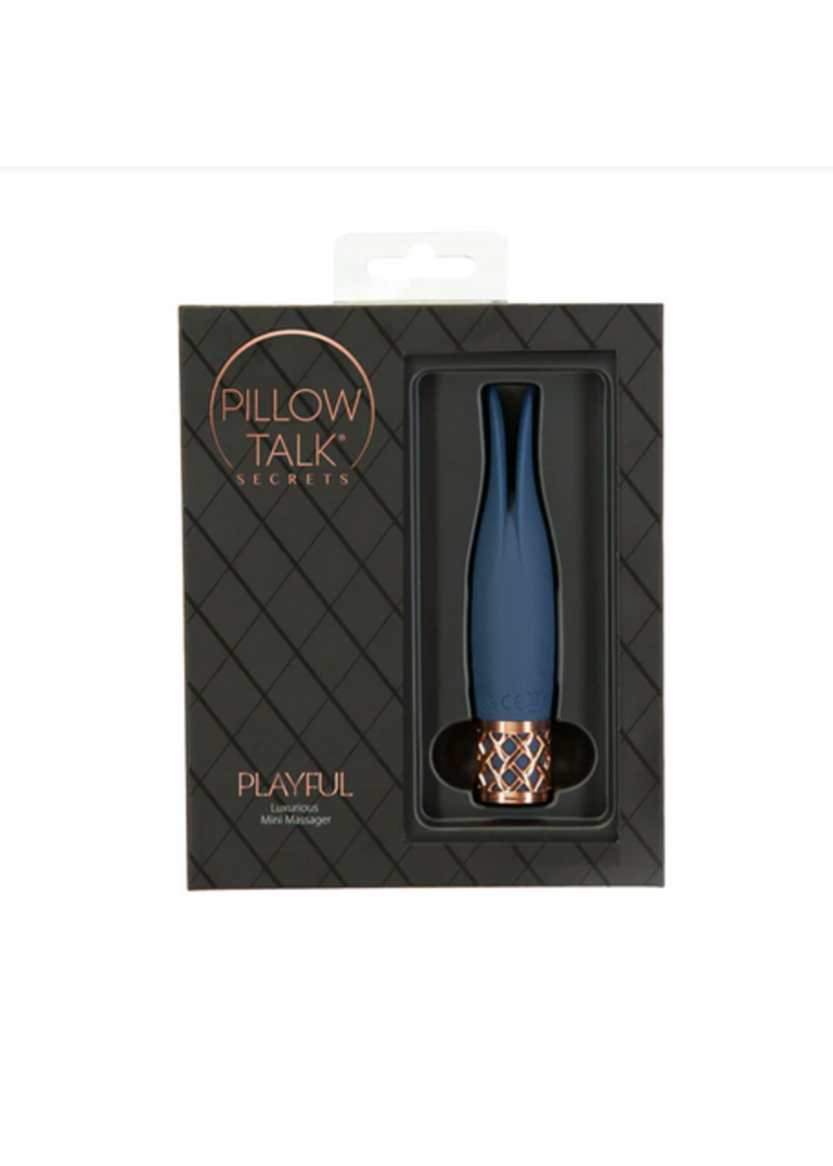 PillowTalk Secrets - Playful - Clitoral Vibrator - Navy
