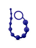 Blush Luxe Silicone 10 Beads - Indigo Blue