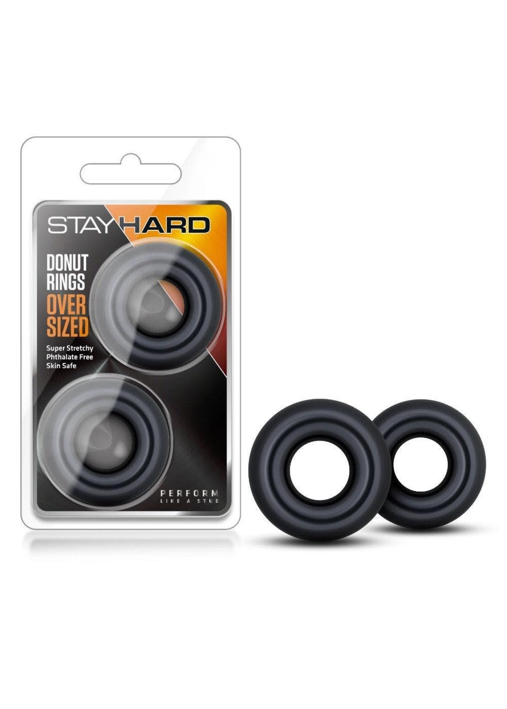 Stay Hard Stay Hard Oversized Donut C Ring -Black