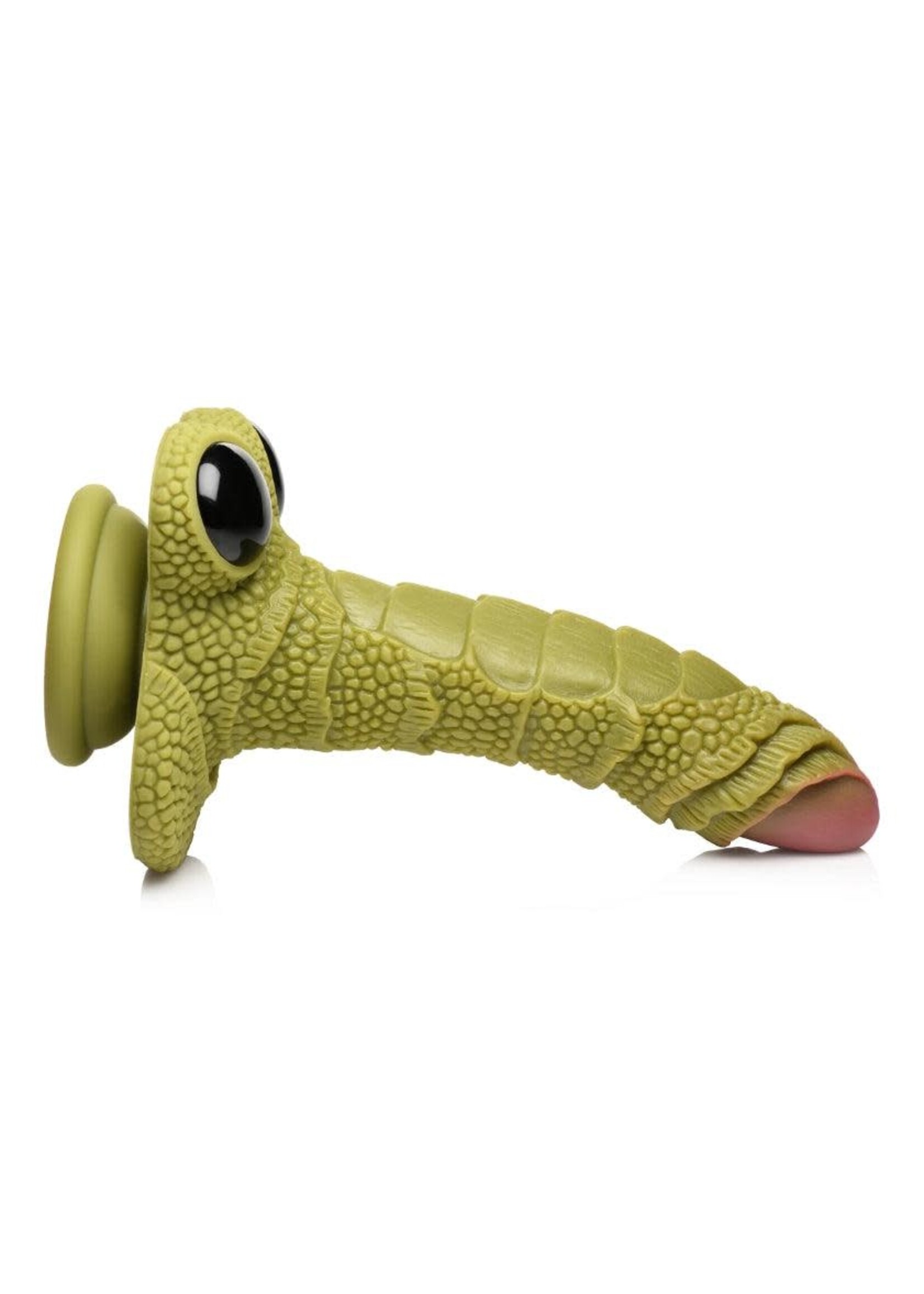 Creature Cocks Swamp Monster Green Scaly Silicone Dildo