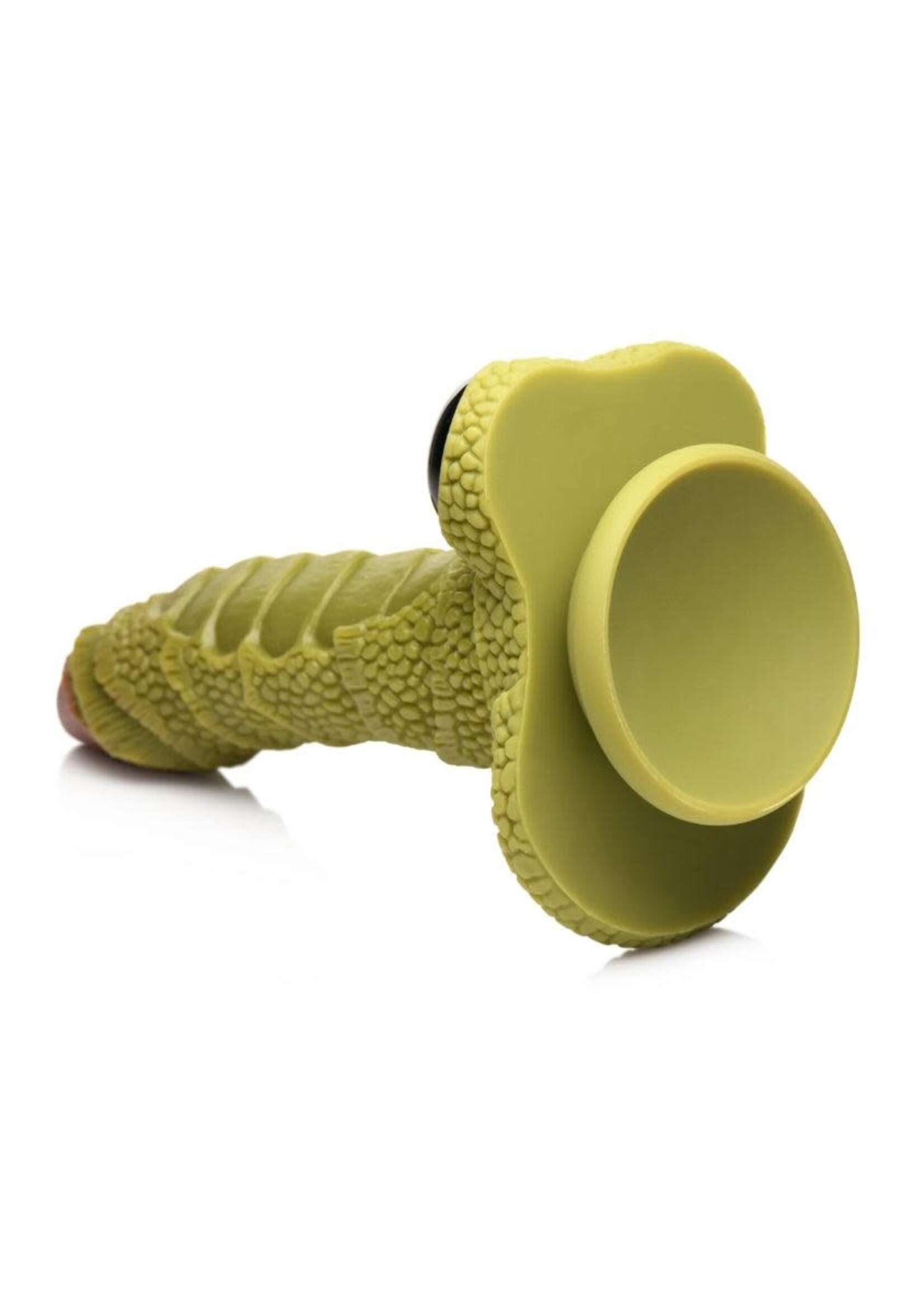 Creature Cocks Swamp Monster Green Scaly Silicone Dildo