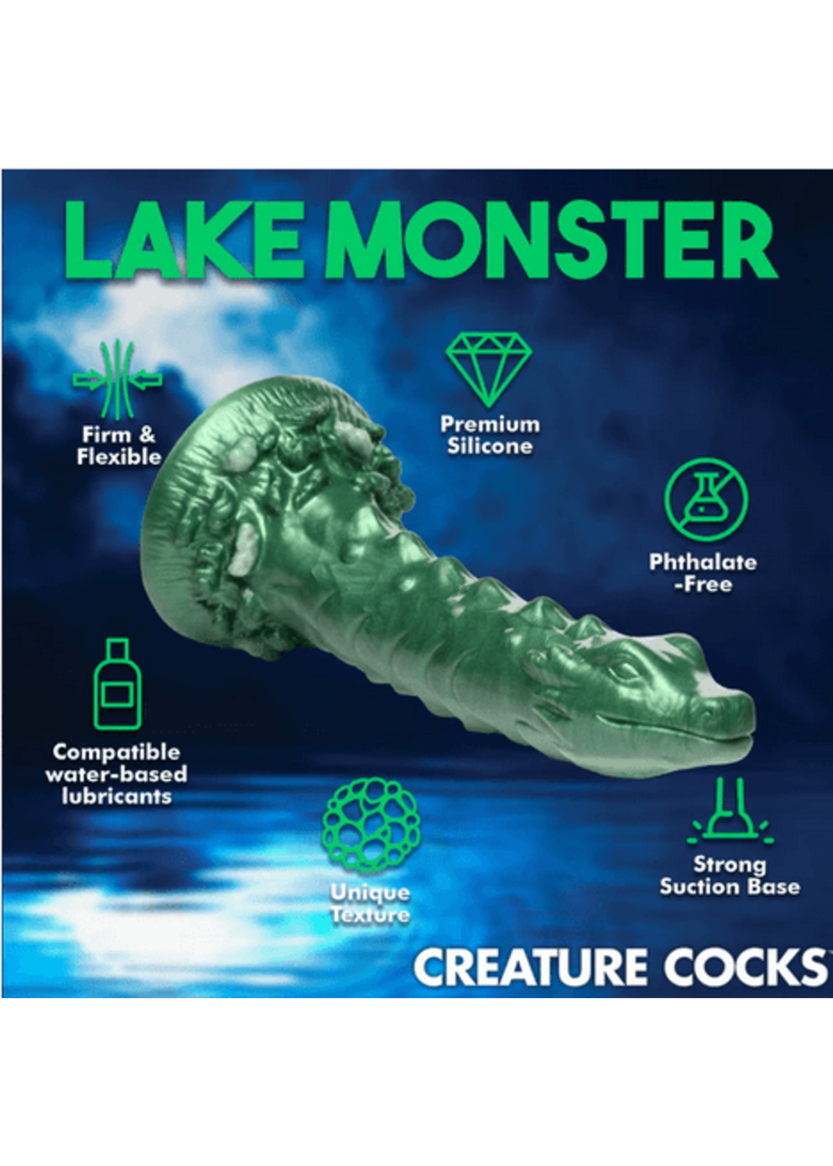 Creature Cocks Cockness Monster Lake Creature Silicone