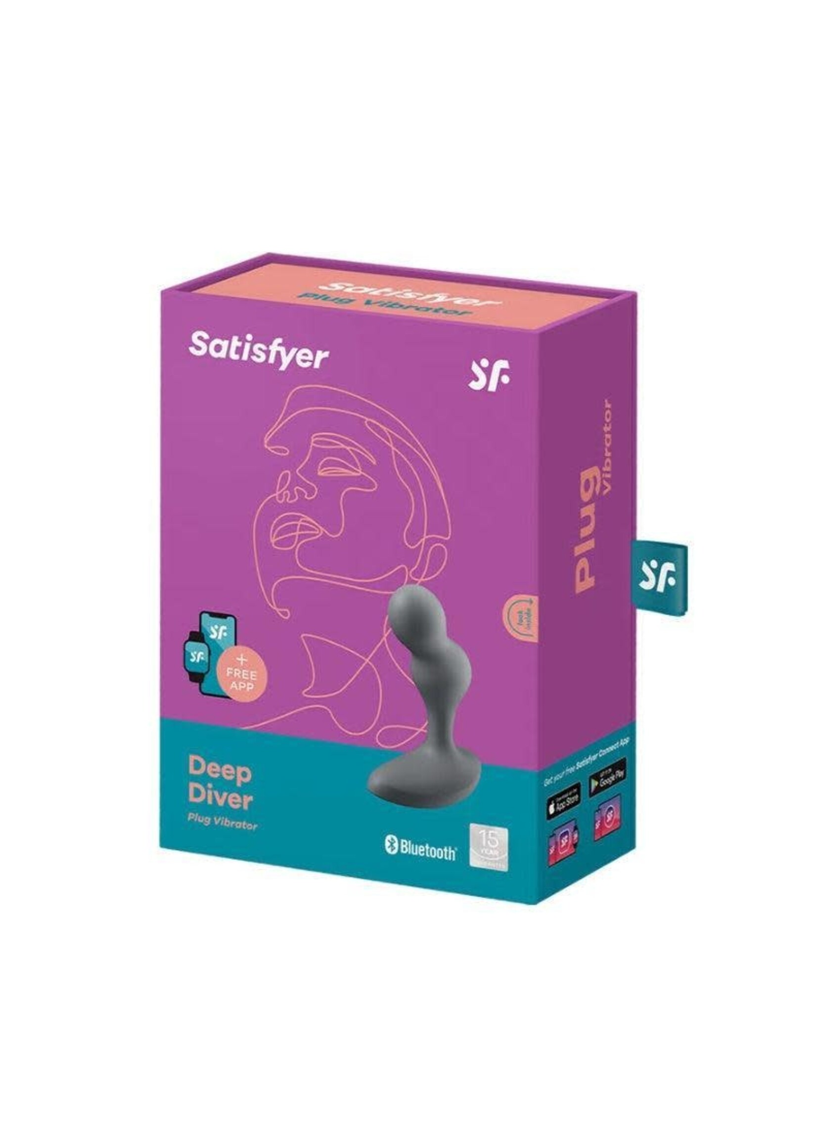 Clearance Satisfyer Deep Diver - Grey