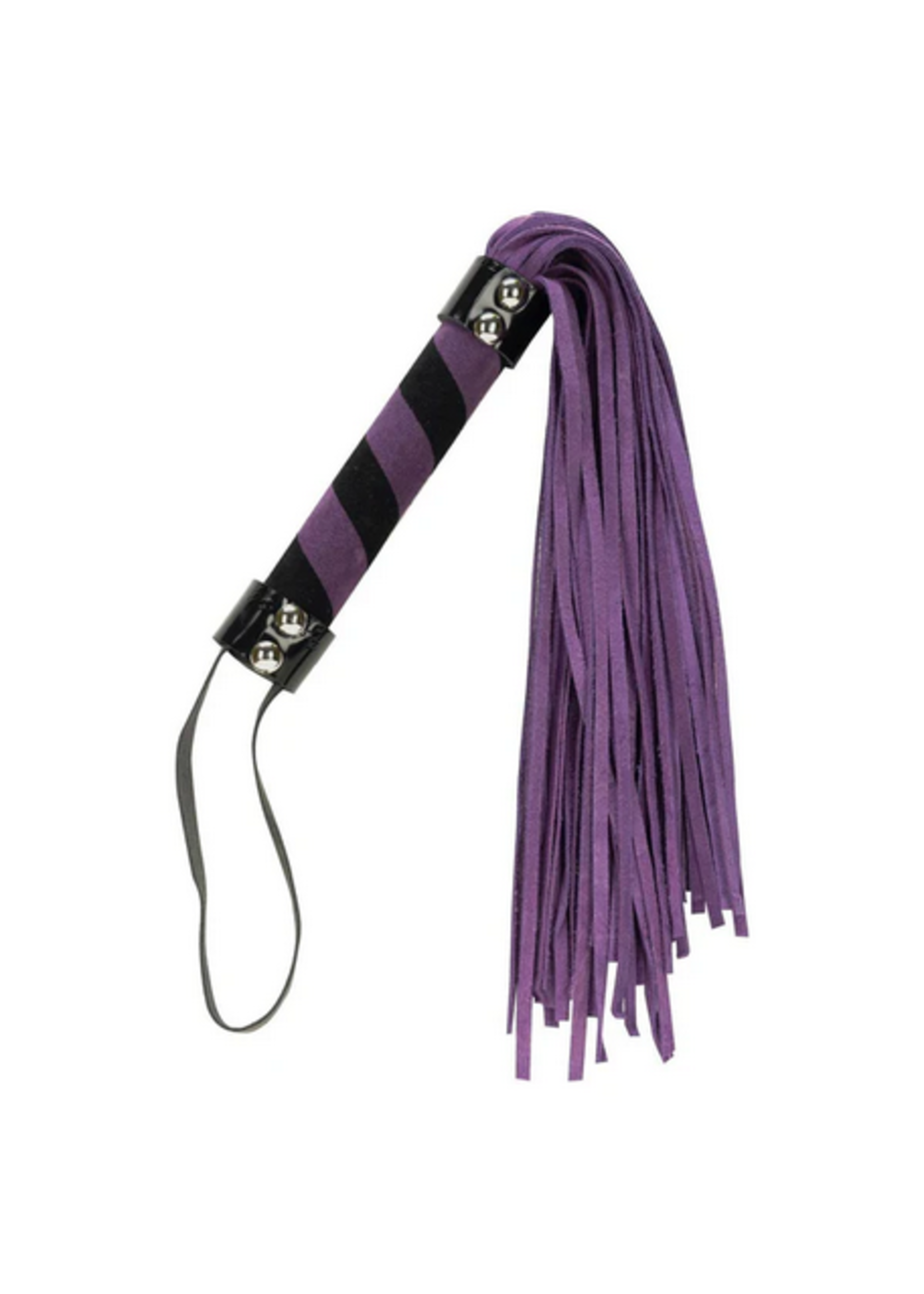 Punishment Punishment Purple Suede Bondage Whip