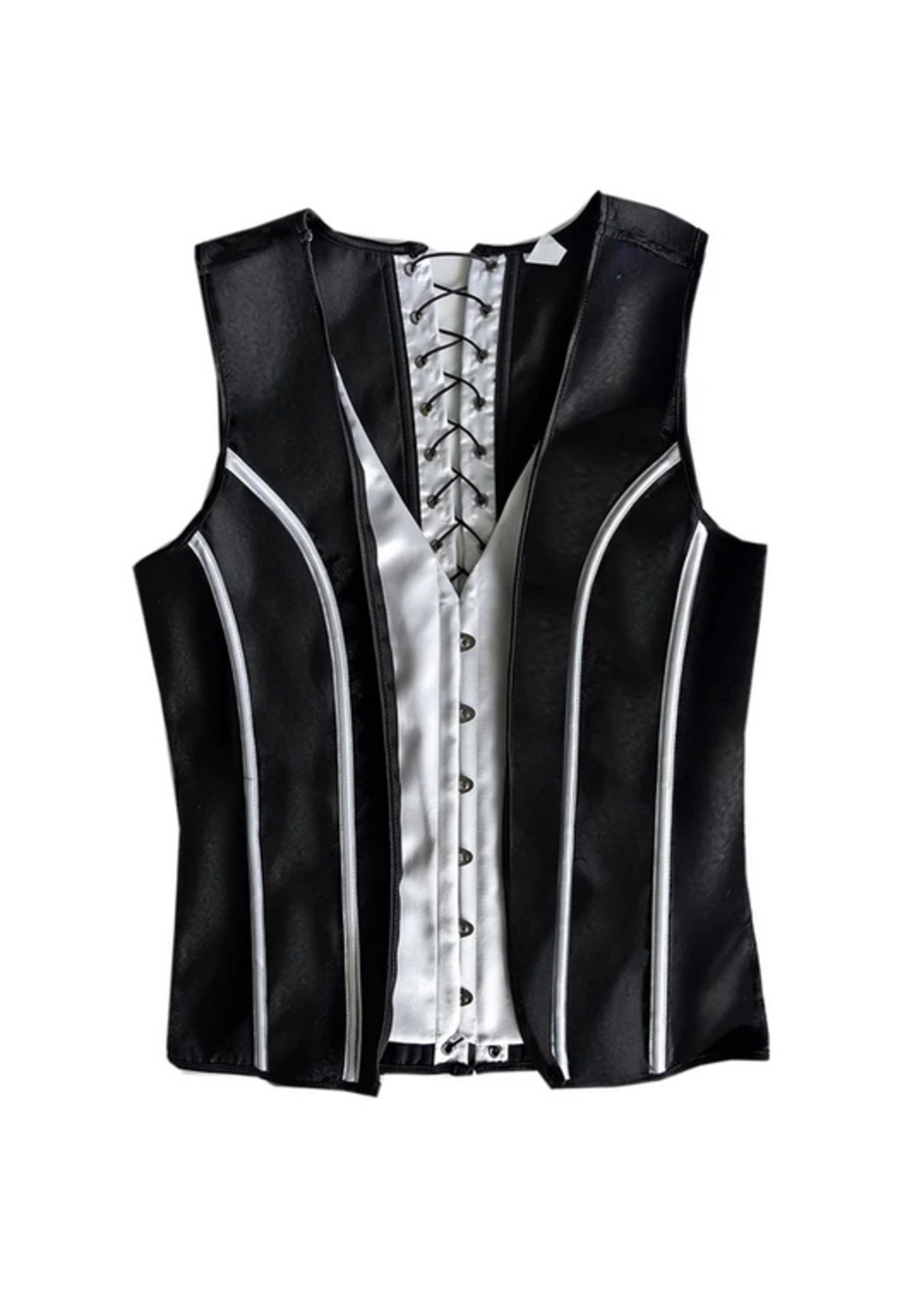 Clearance White & Black Men's Corset