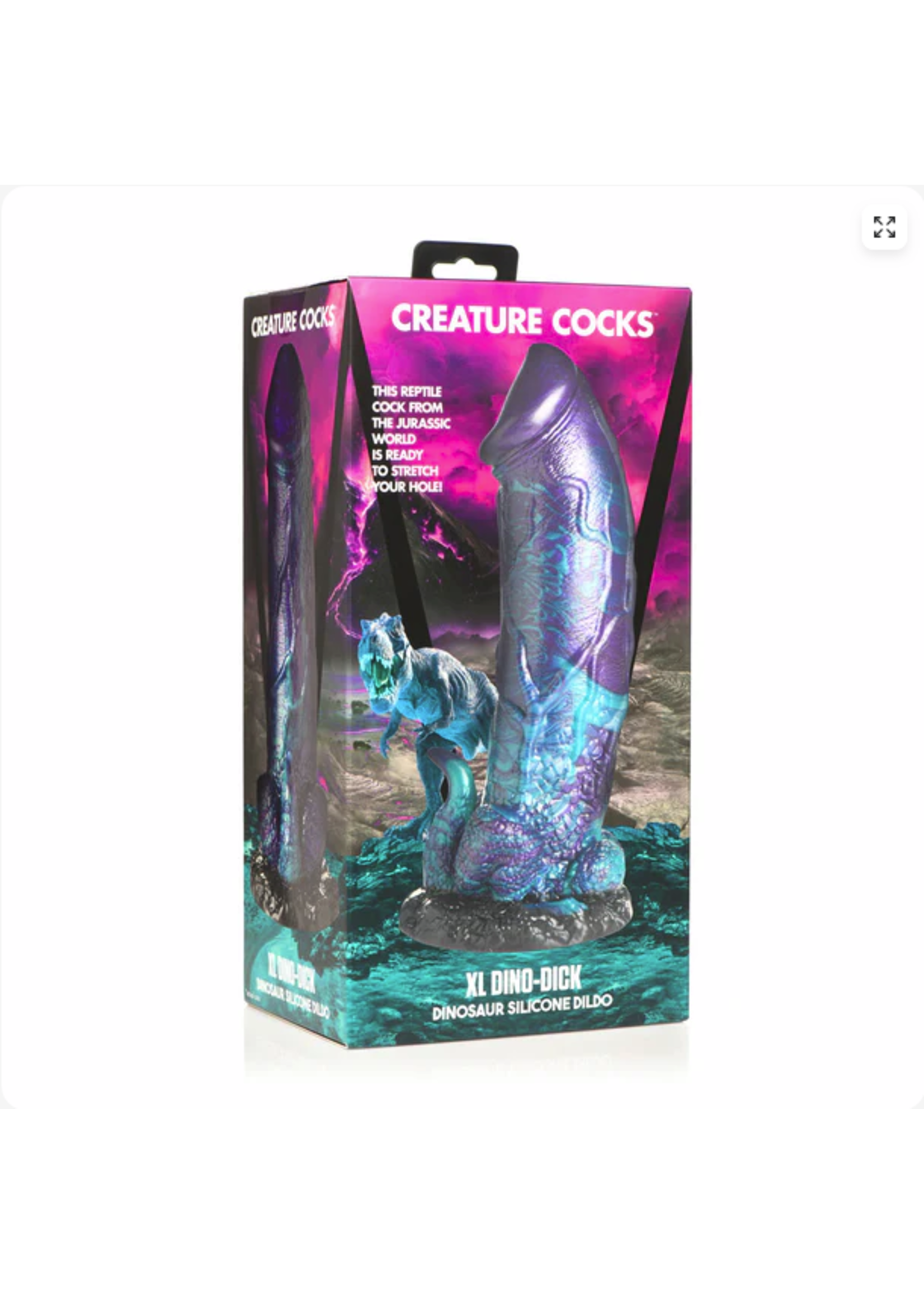 Clearance XL Dino Dick Dinosaur Silicone Dildo