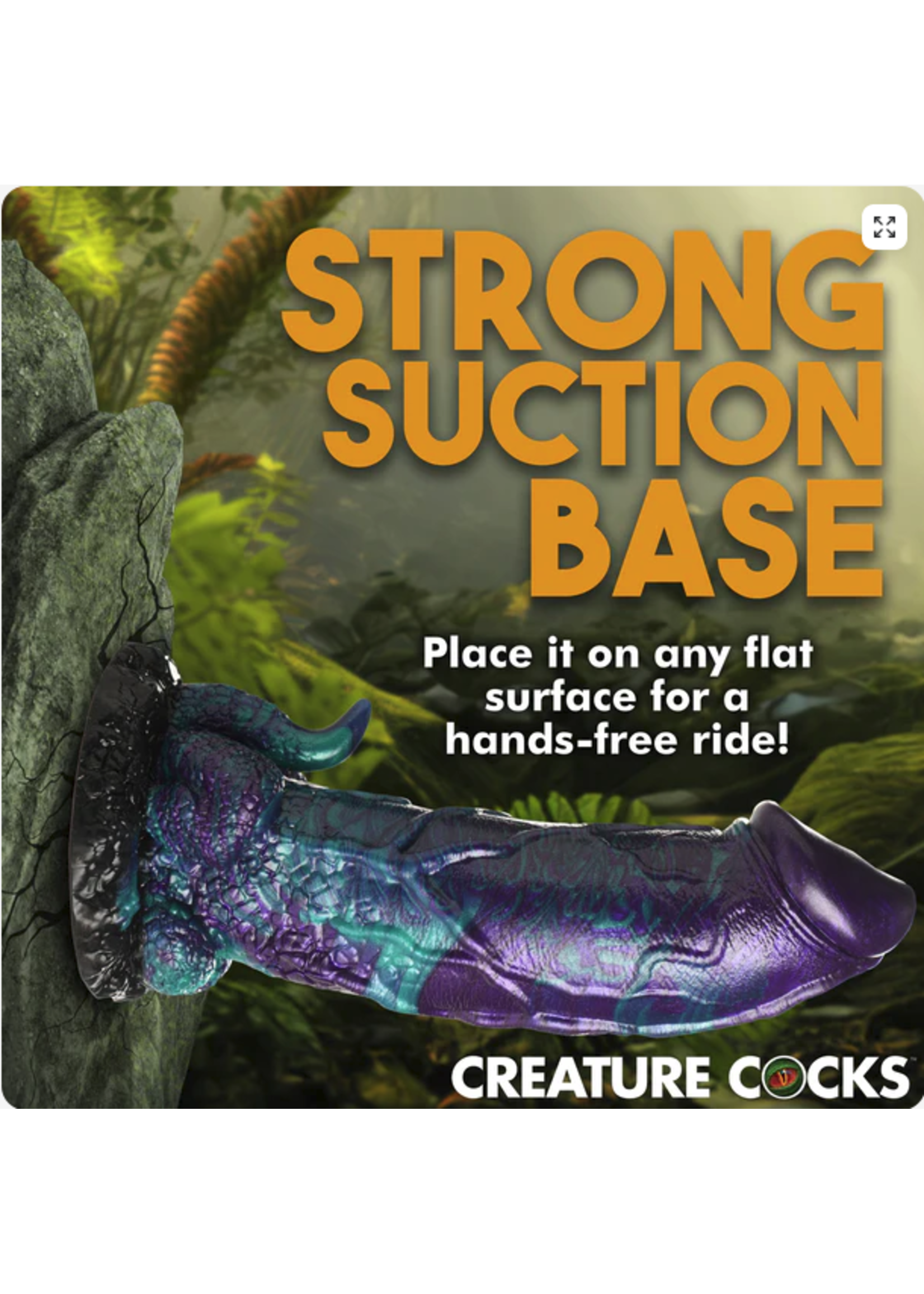 Creature Cocks XL Dino Dick Dinosaur Silicone Dildo