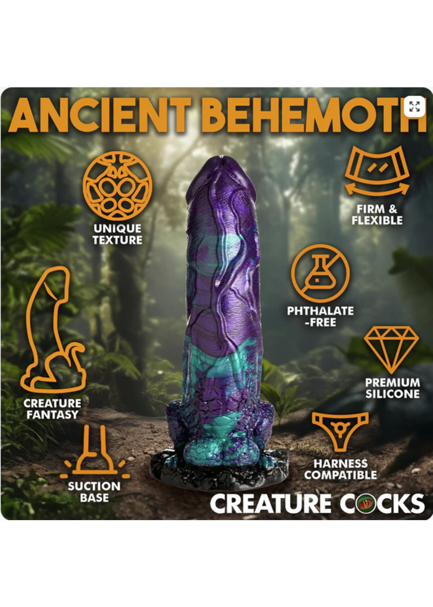 Clearance XL Dino Dick Dinosaur Silicone Dildo