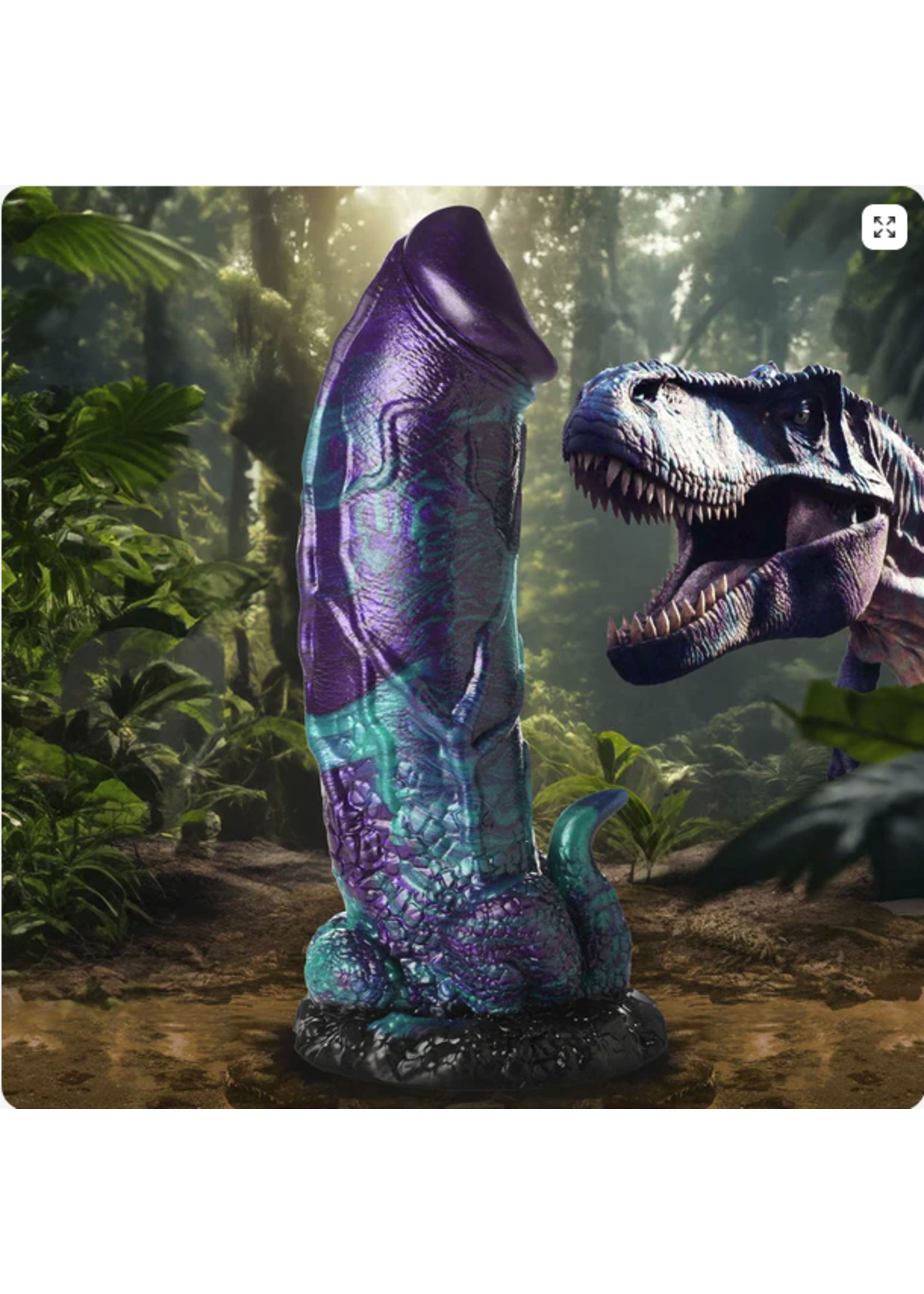 Clearance XL Dino Dick Dinosaur Silicone Dildo