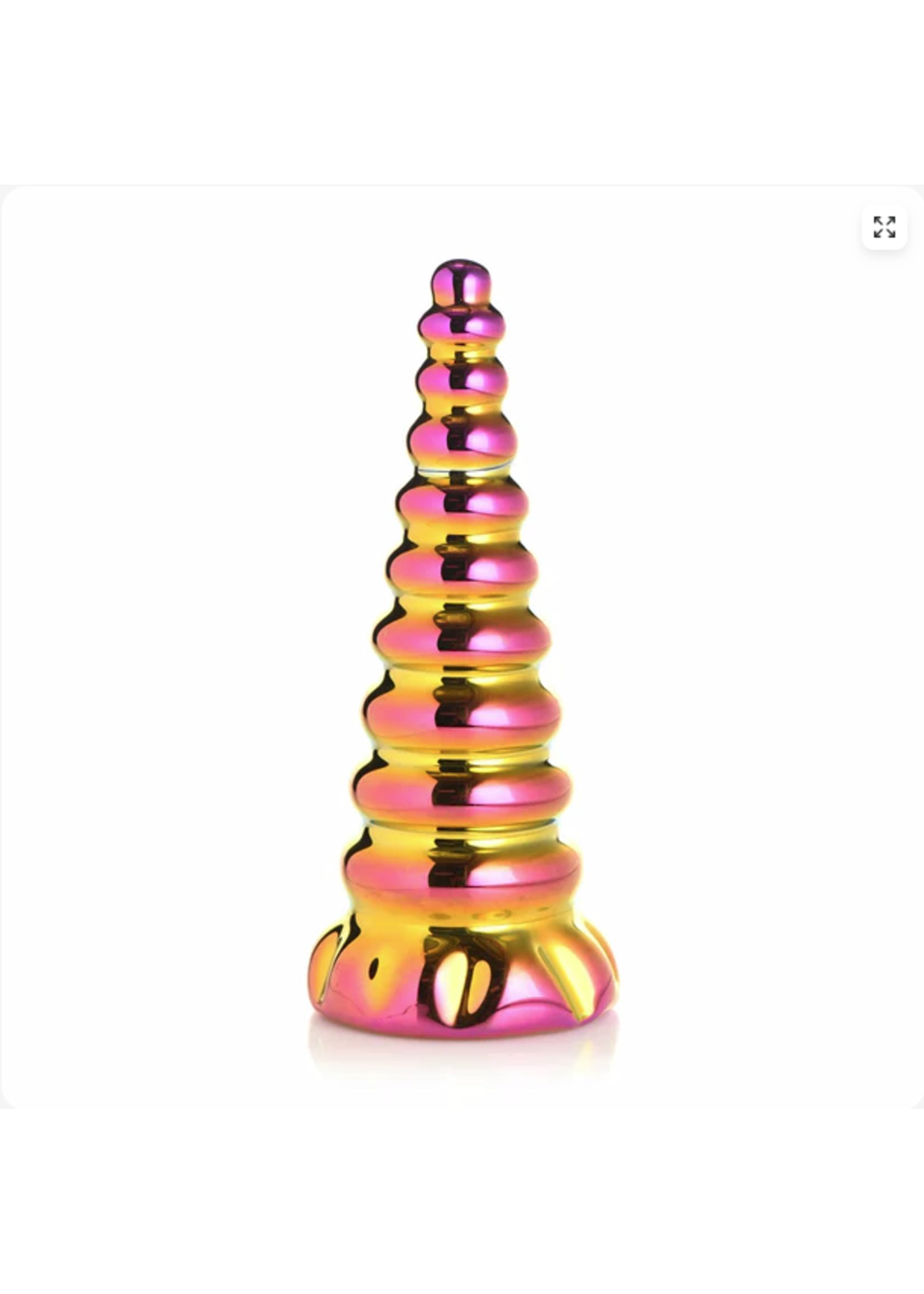 Clearance Twilight Rainbow Glass Dildo