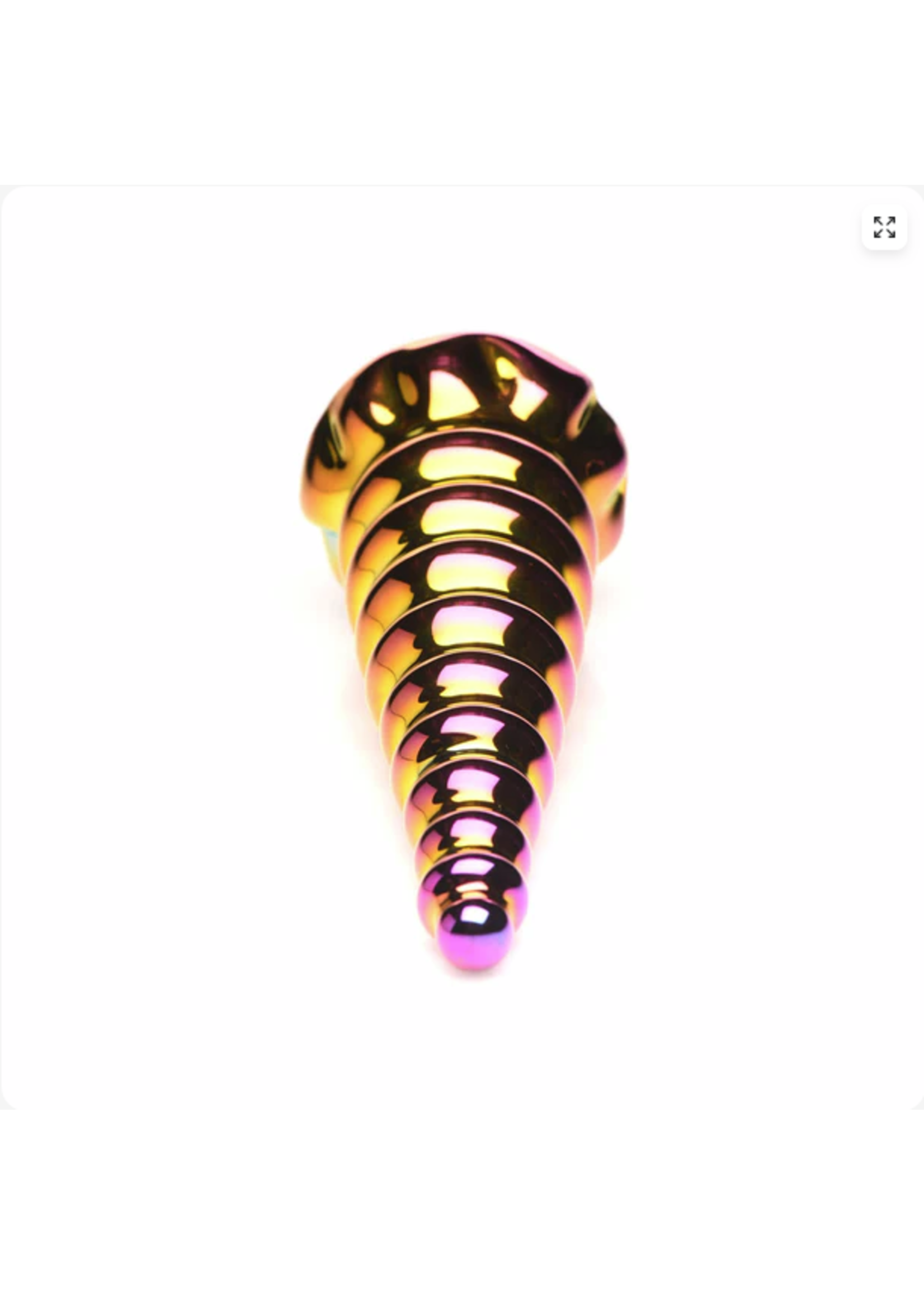 Clearance Twilight Rainbow Glass Dildo