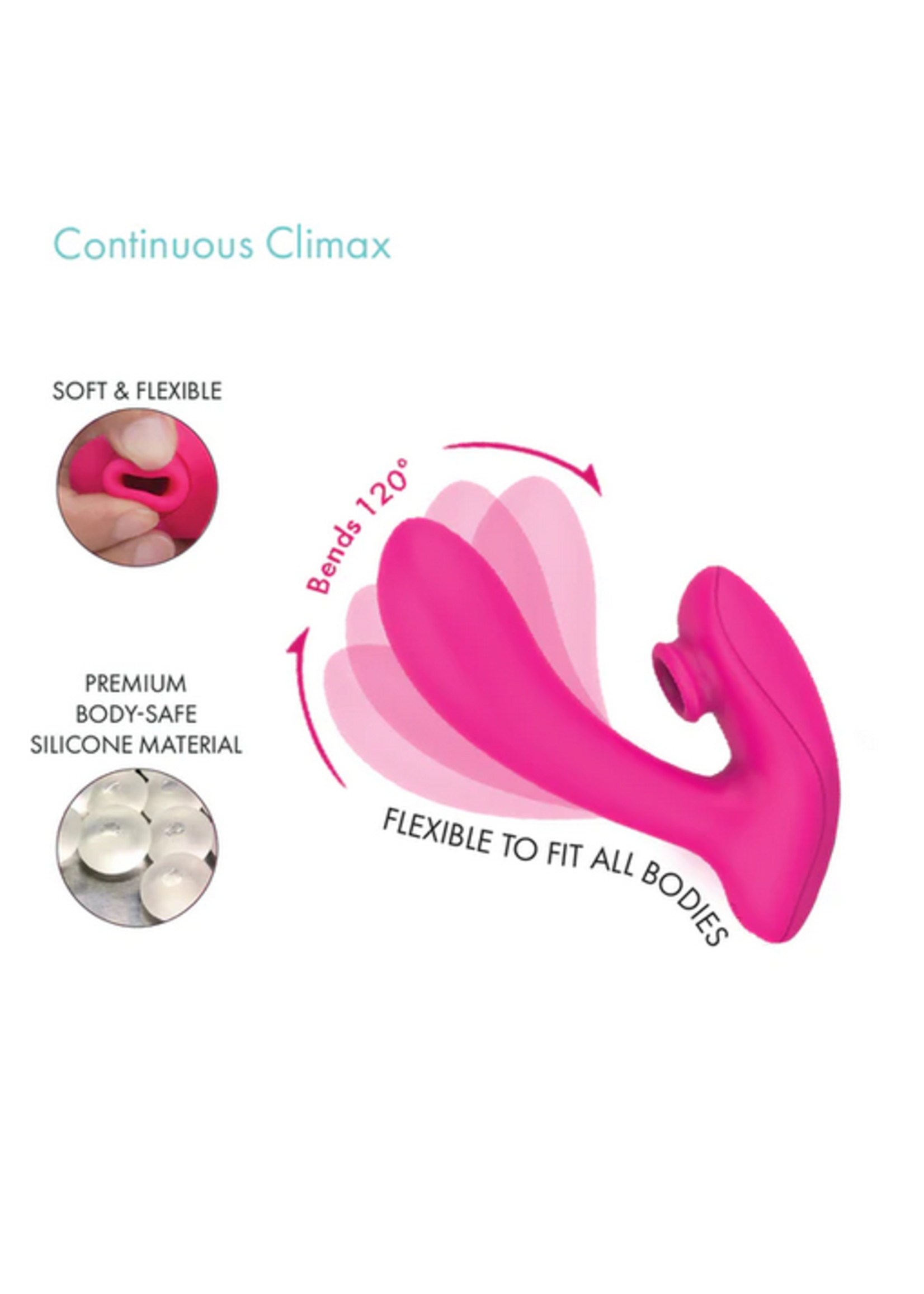 Pure Love Pure Love - Pulsating Pleasure Dual Vibrator - Stacy's Dog
