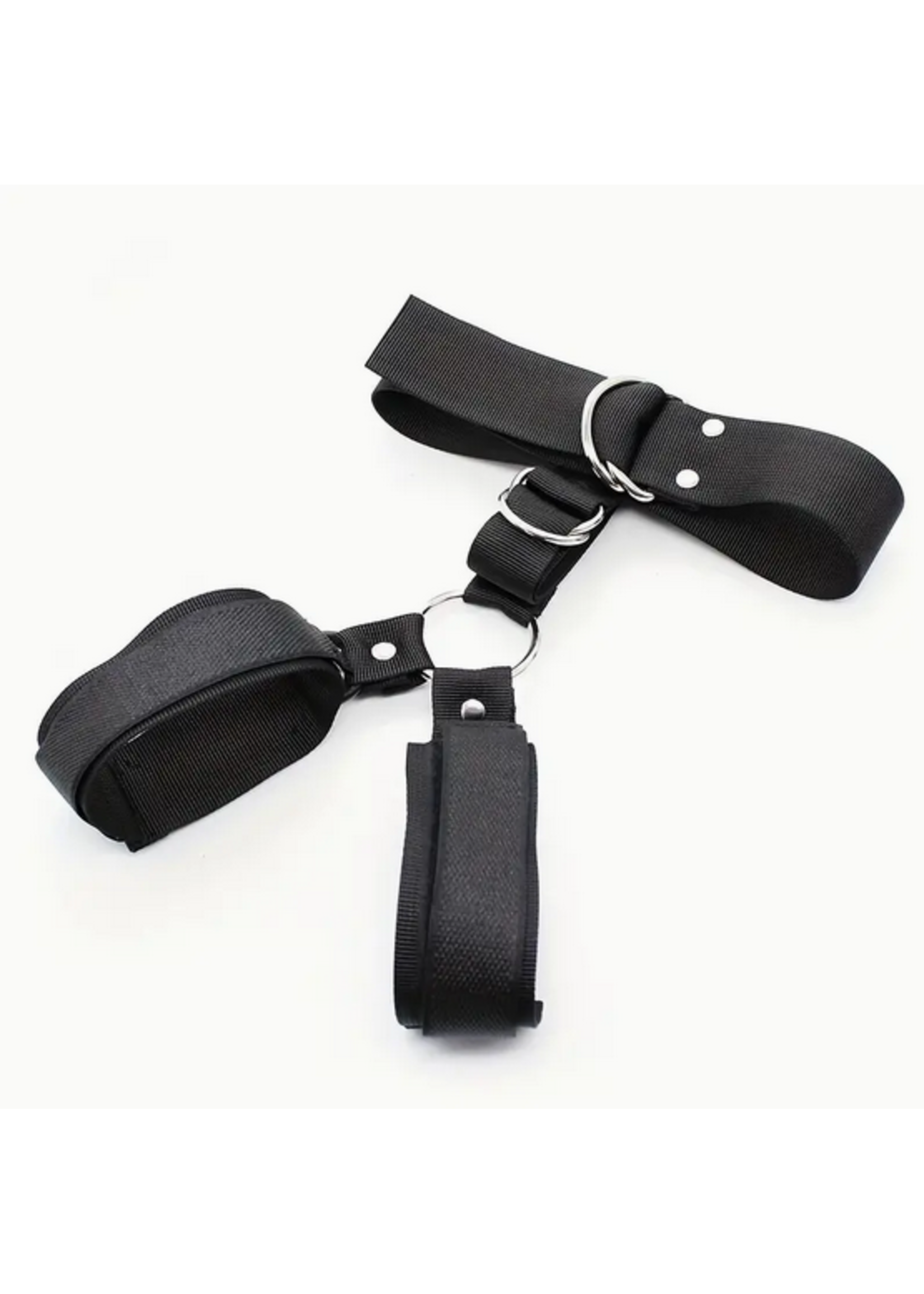 Smoosh Value Collar and Cuff Harness Set Black