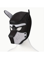 Smoosh PU Leather Bondage Canine Hood Mask