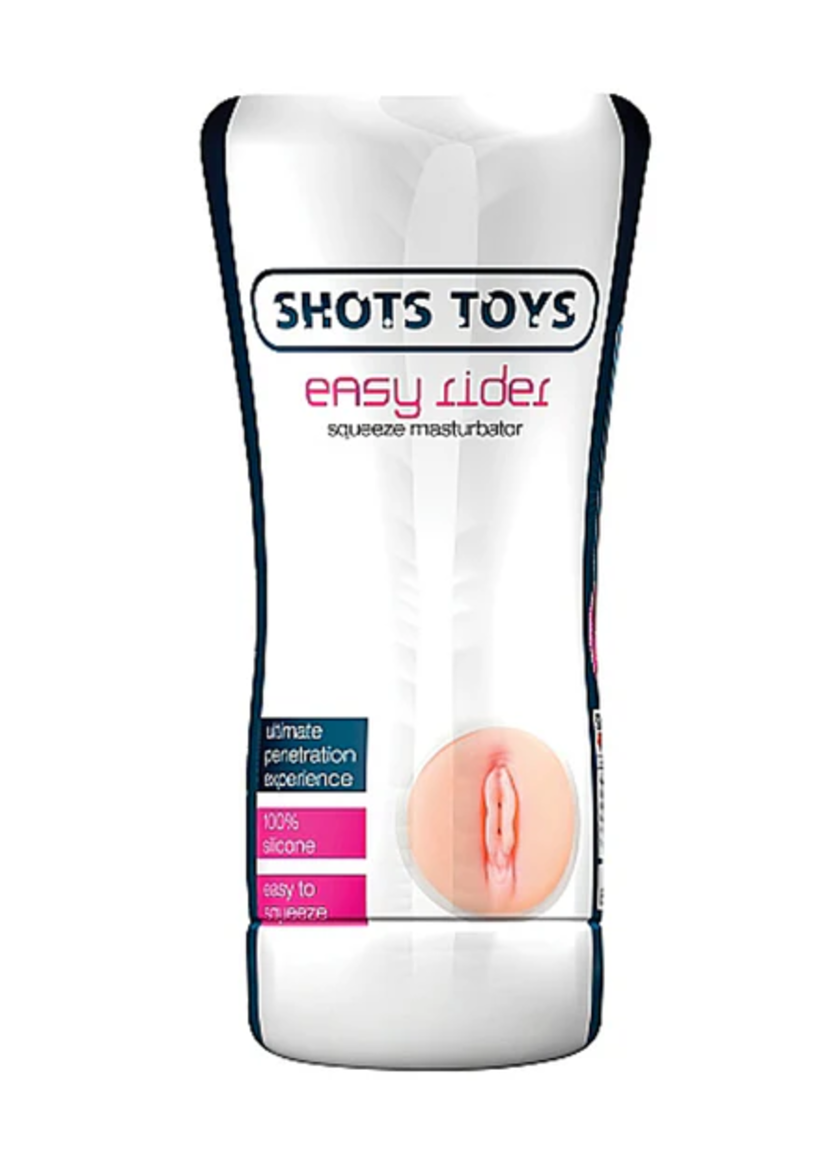 Shots Toys Easy Rider Squeeze Masturbator - Vaginal