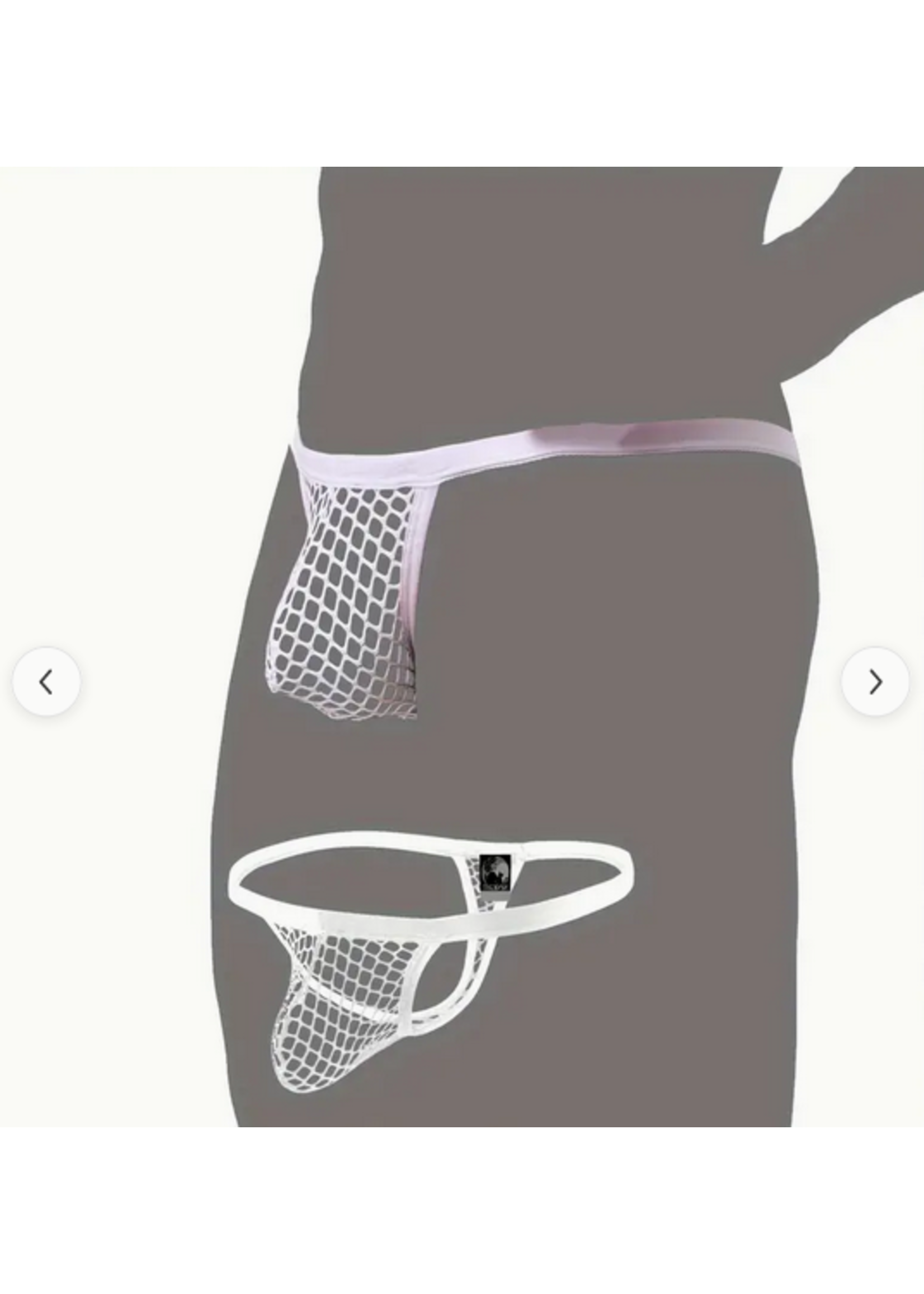 Smoosh Mens Mesh Thong