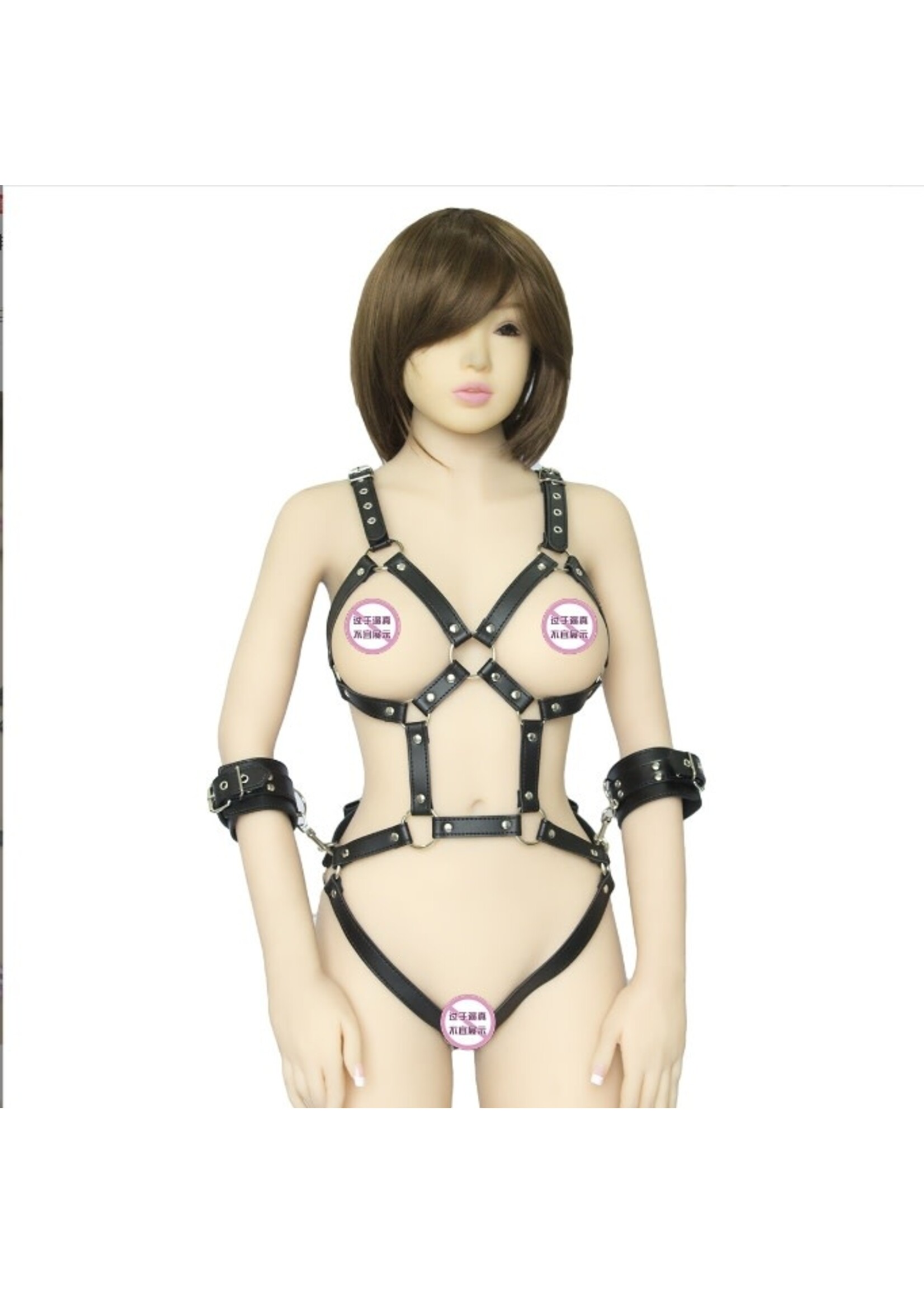 Clearance Body Harness w\ Cuffs