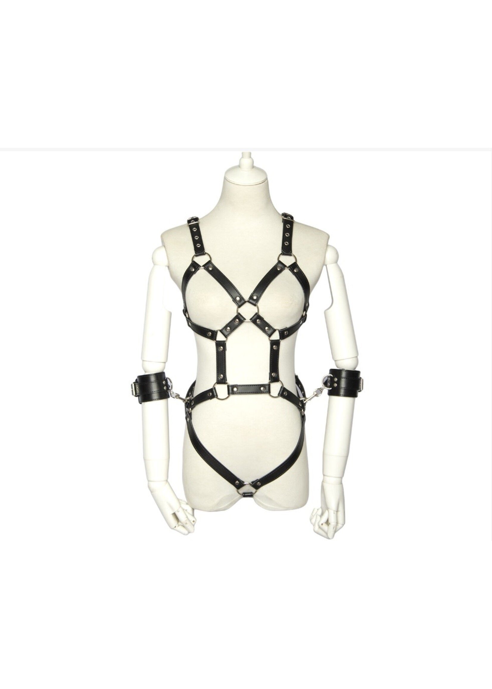 Smoosh Body Harness w\ Cuffs