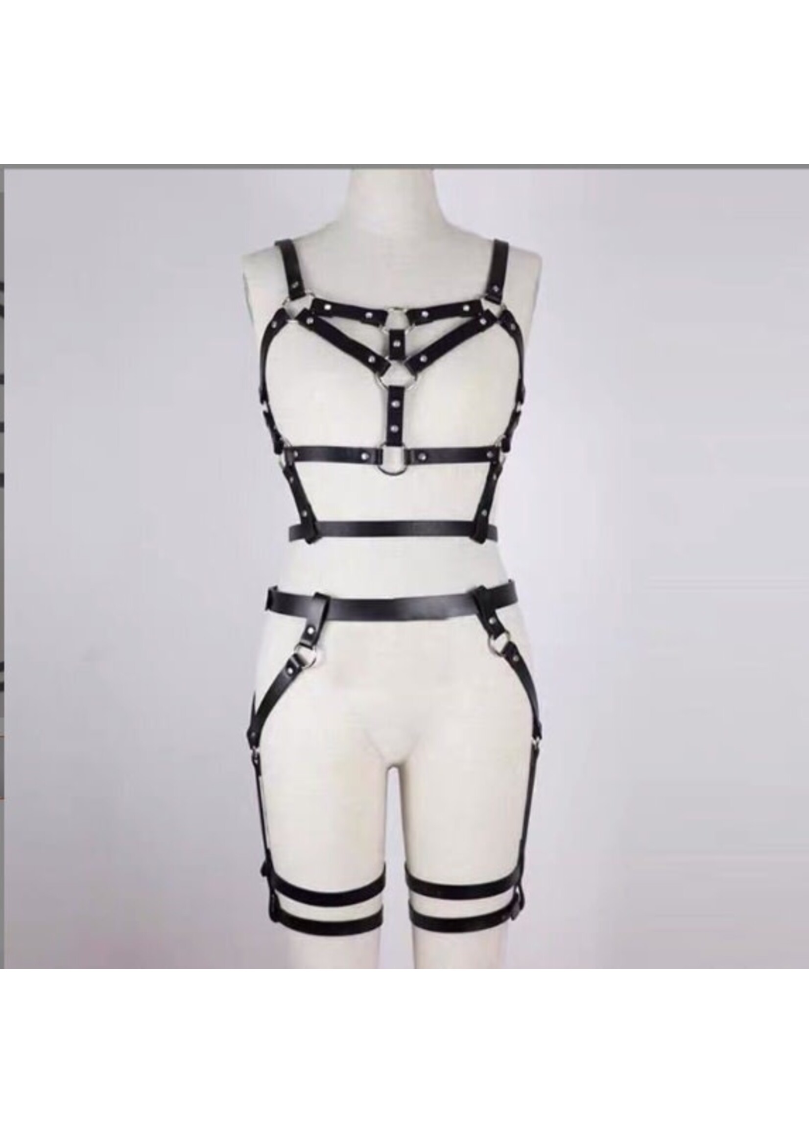 Smoosh Body Harness w\ Leg Straps