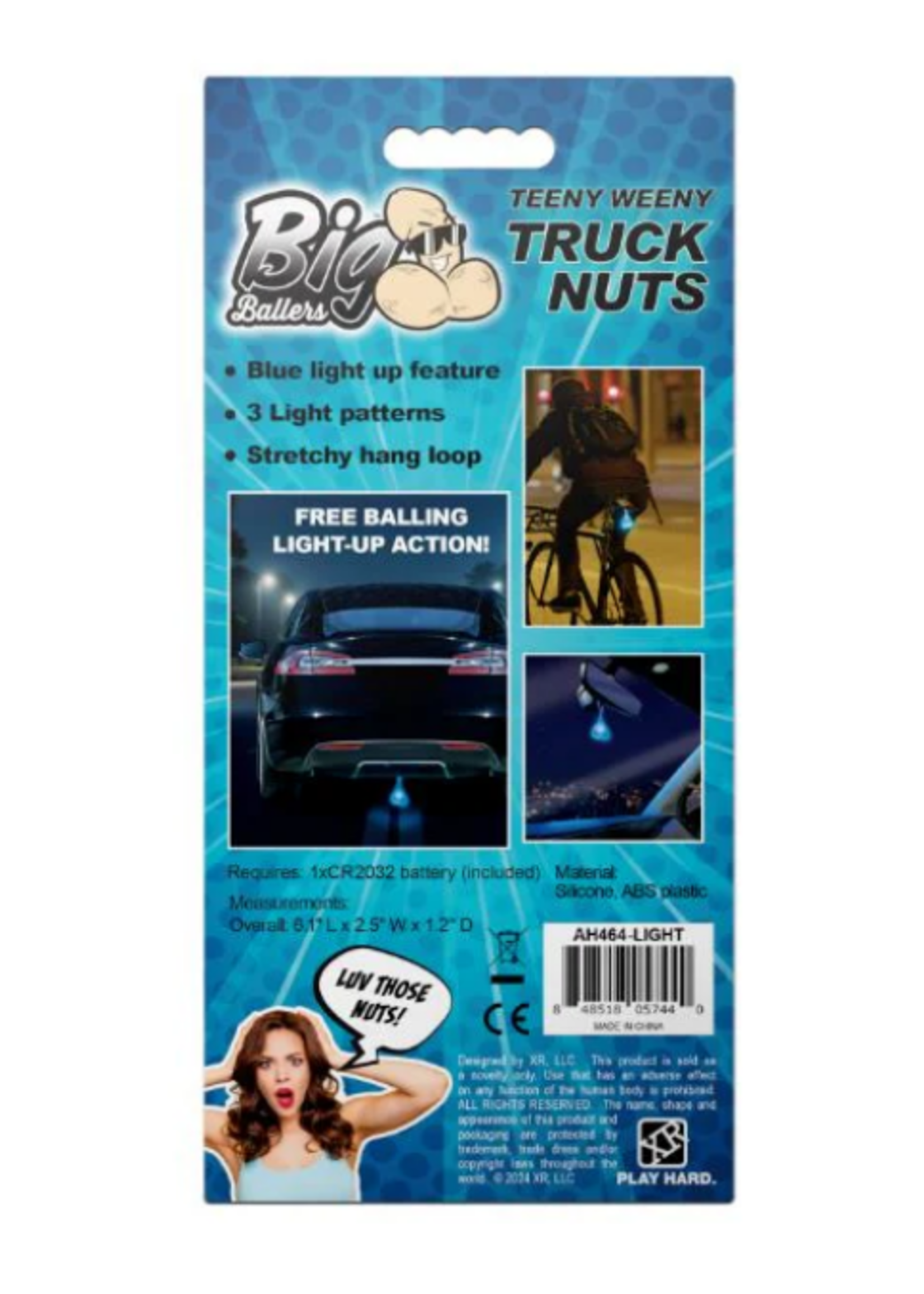 Clearance Teeny Weeny Truck Nuts - Light