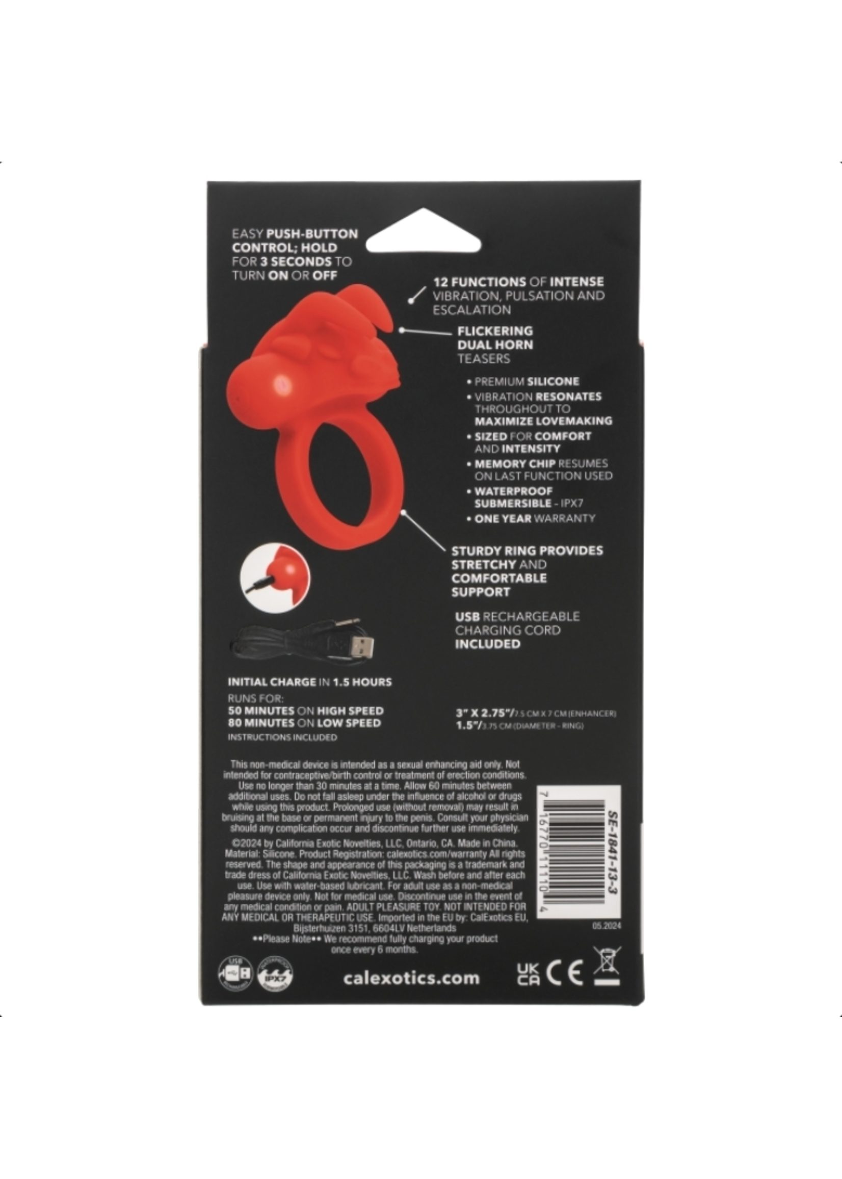 Calexotics Silicone Rechargeable The Matador