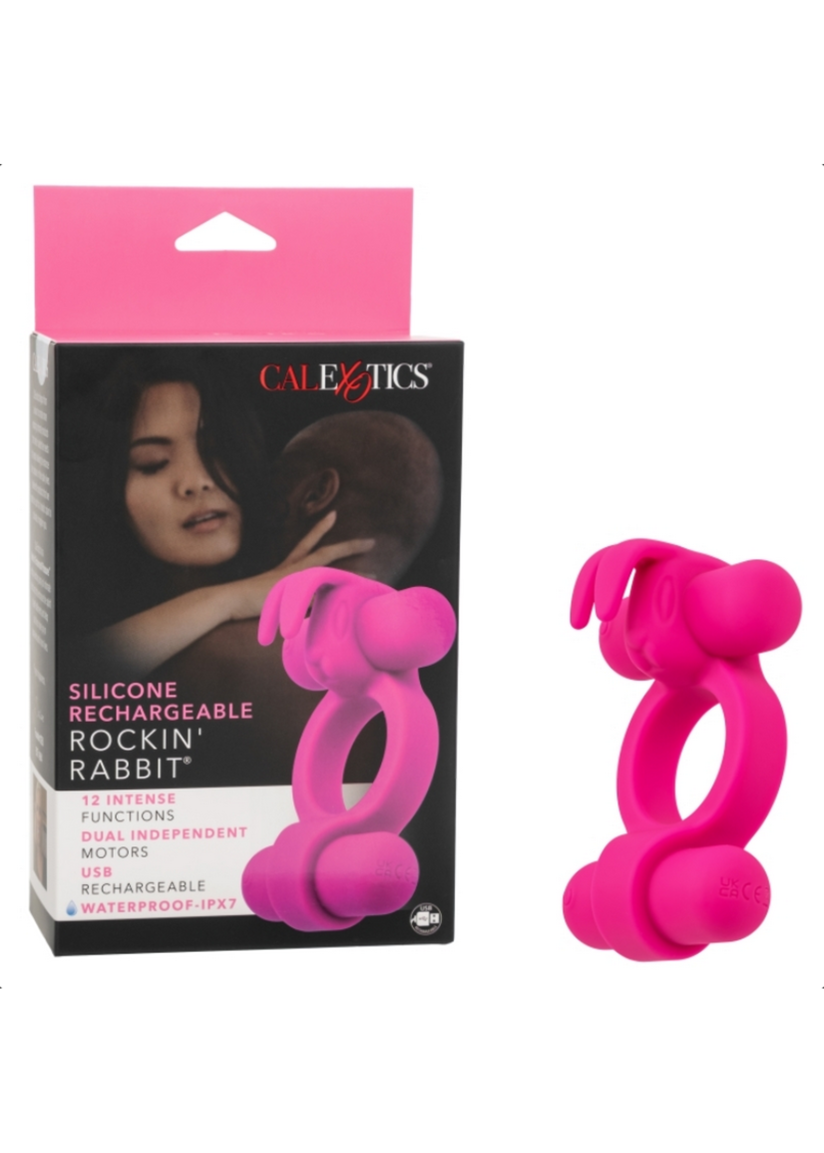 Calexotics Silicone Rechargeable Rockin Rabbit