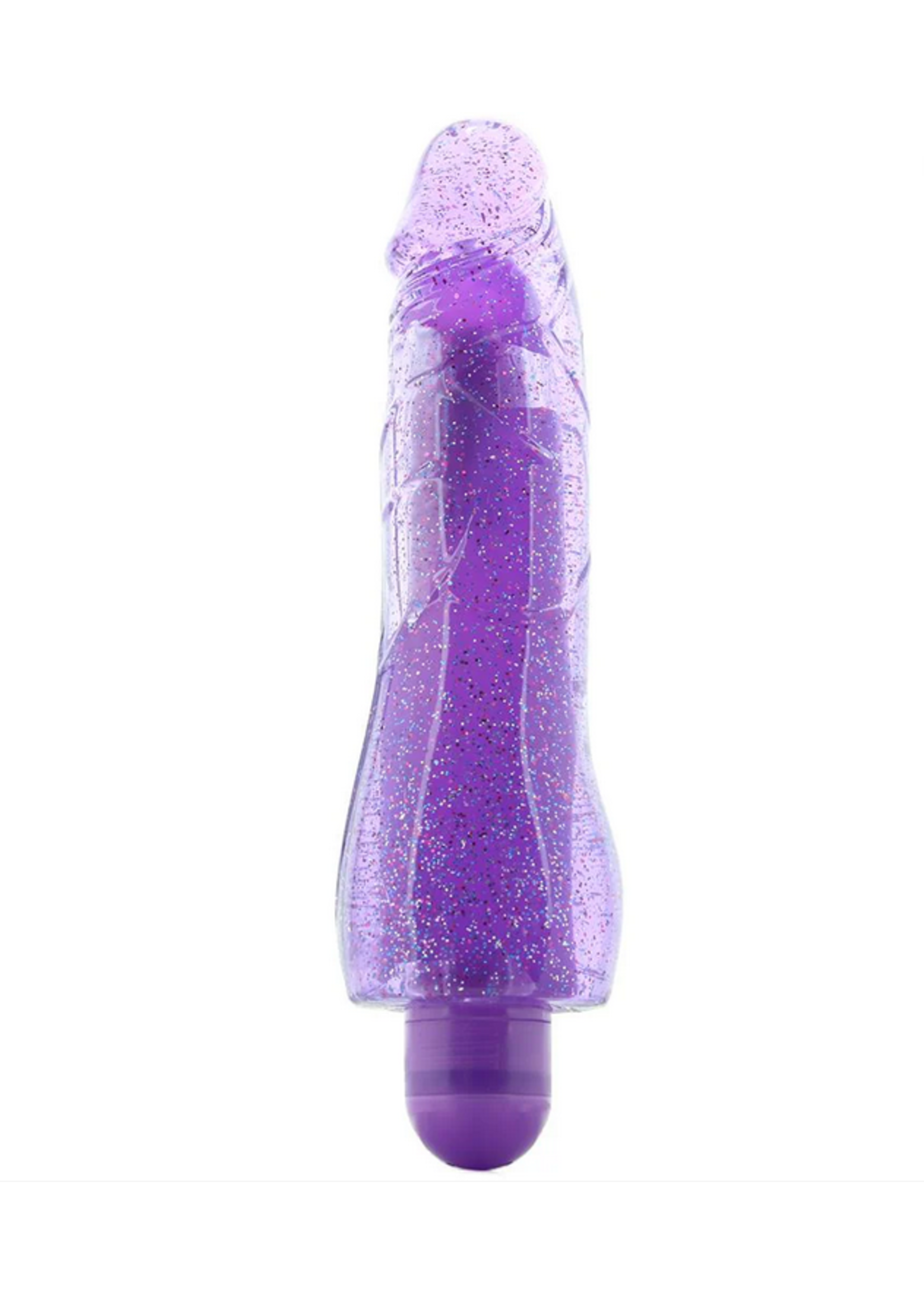 Blush Glow Dicks Molly Glitter Vibrator - Purp