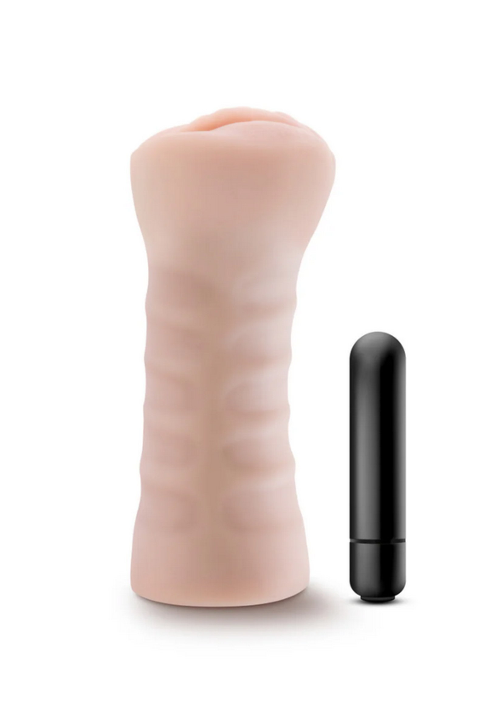Blush EnLust Destini Vibrating Stroker -Beige