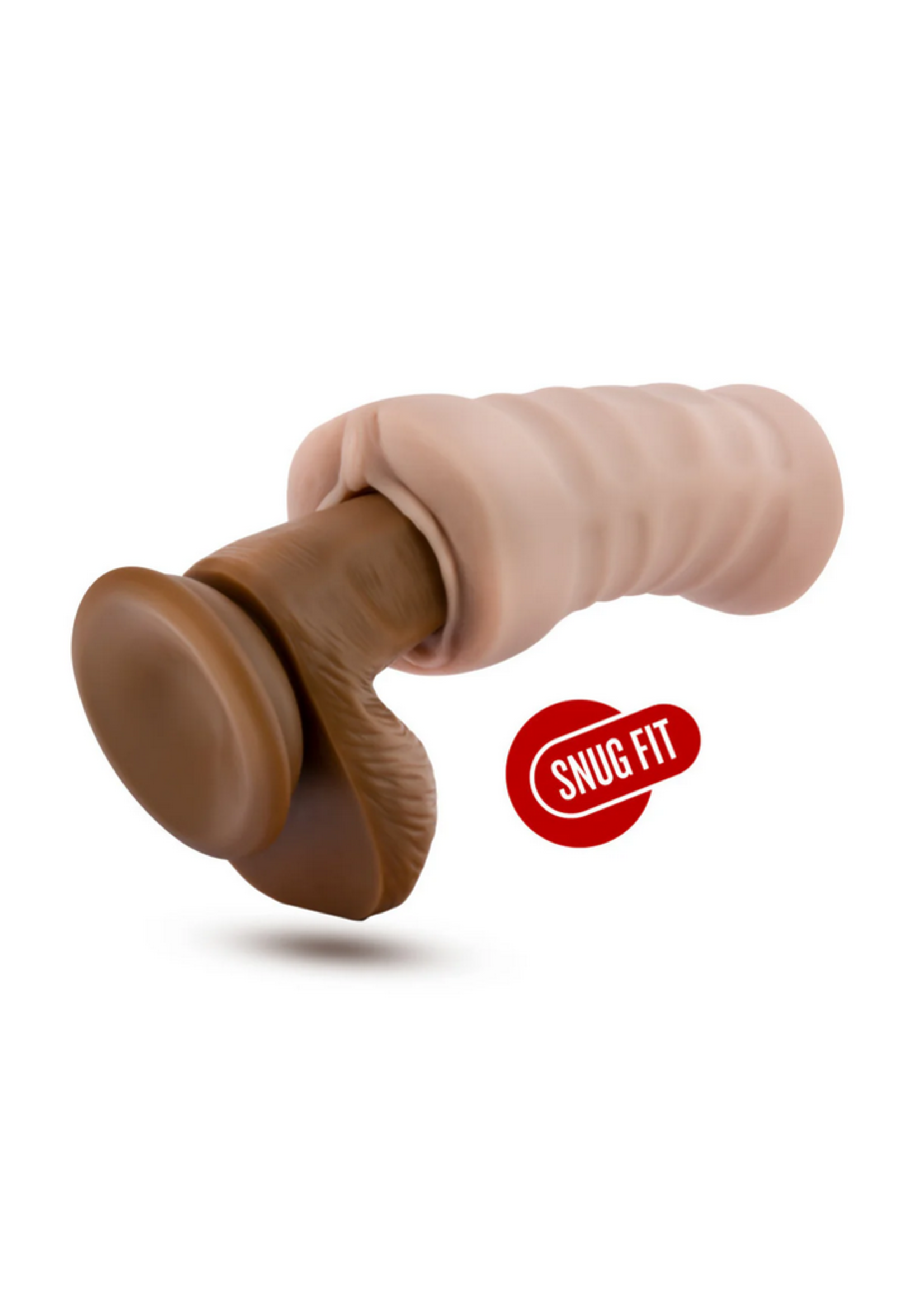 Blush EnLust Destini Vibrating Stroker -Beige