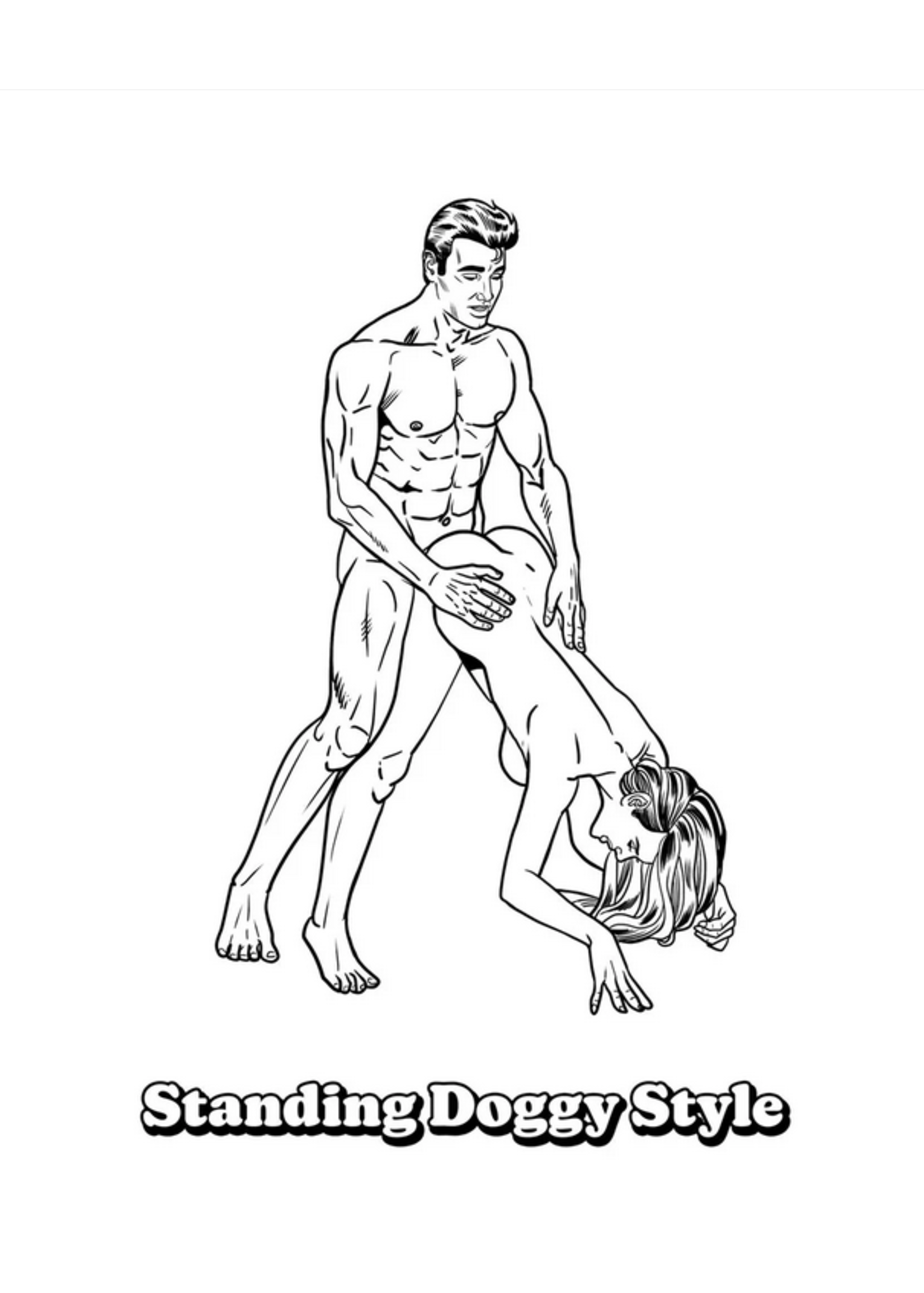 Wood Rocket LLC The Sexiest Sex Positions Colouring Book