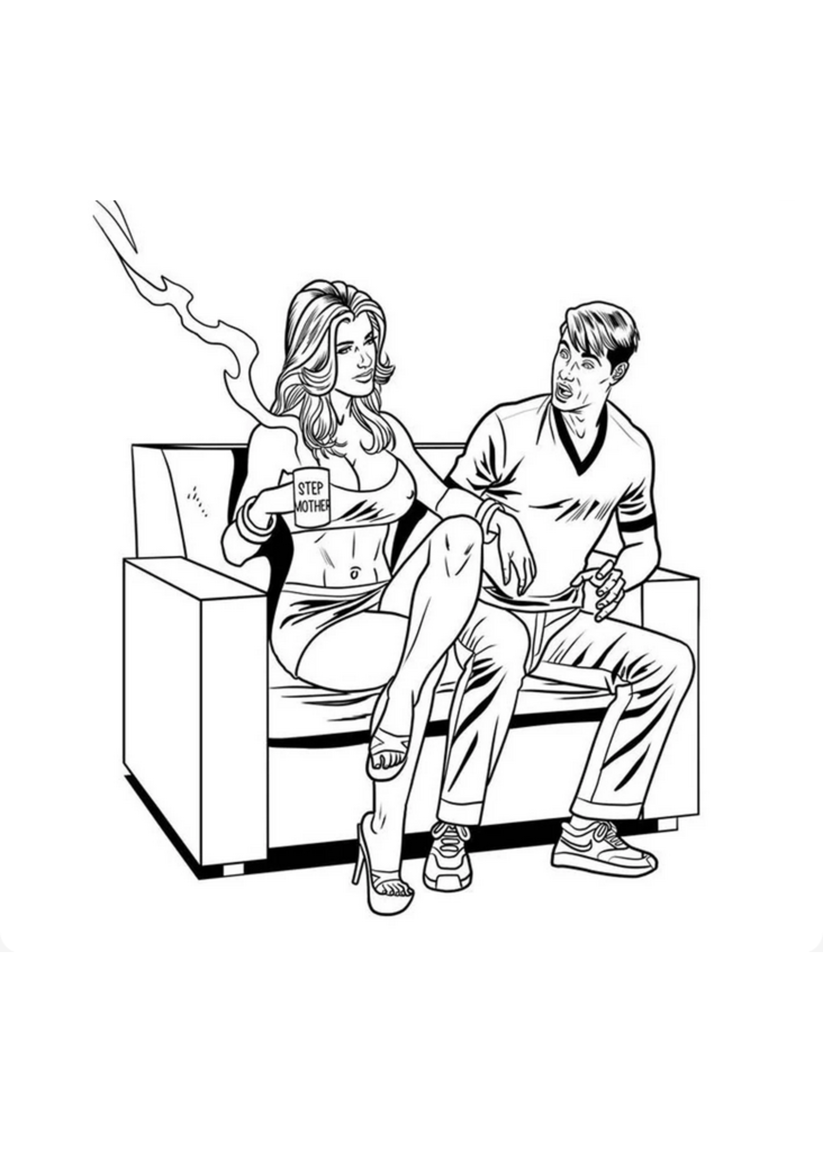 Wood Rocket LLC The MILF Porn Colouring Book