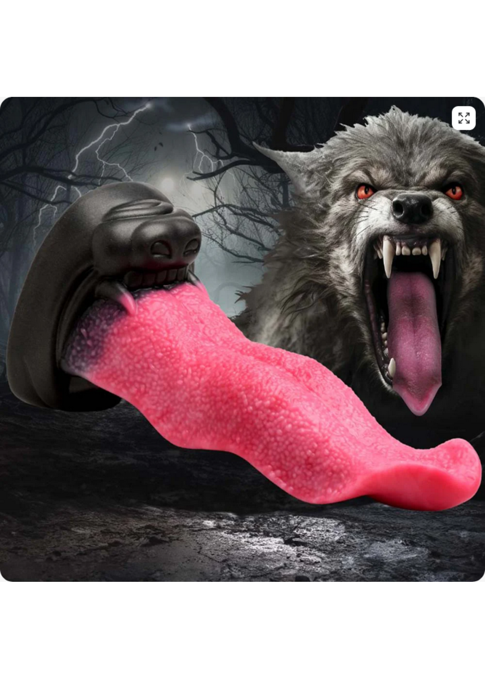 Creature Cocks Wolf's Lick - Wolf Maw Silicone Dildo