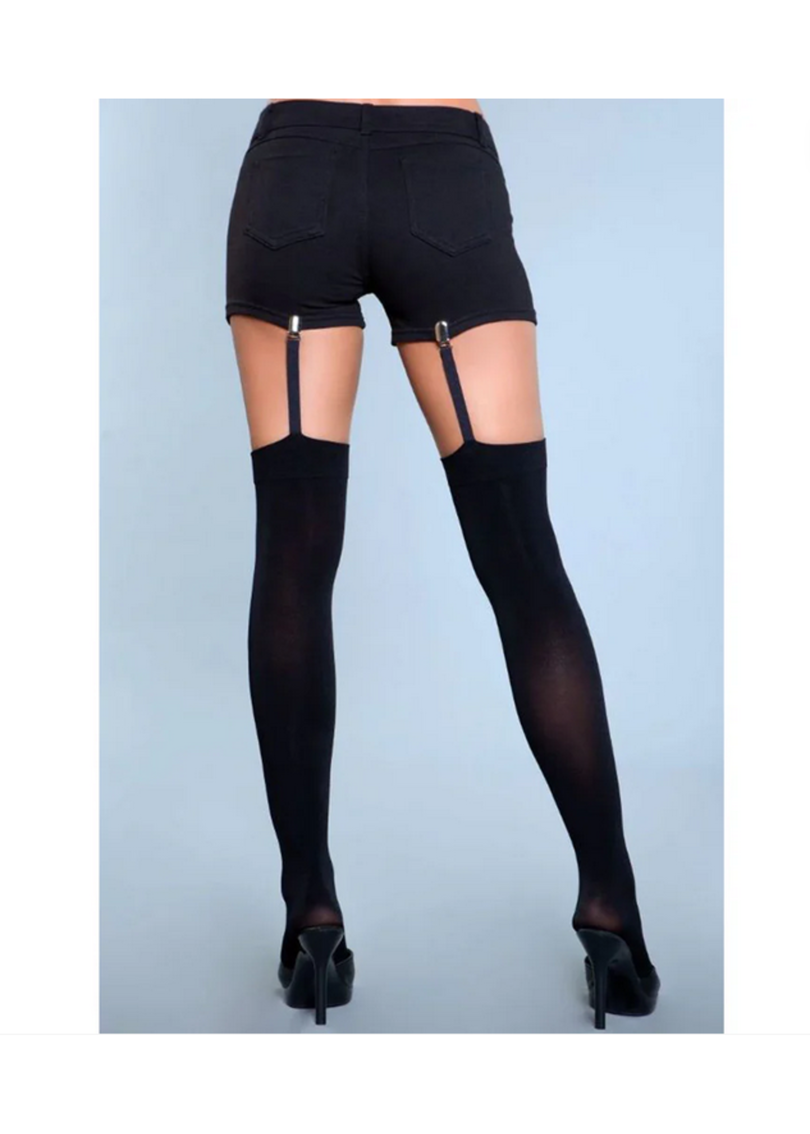 Hanging On Clip Garter Thigh Highs