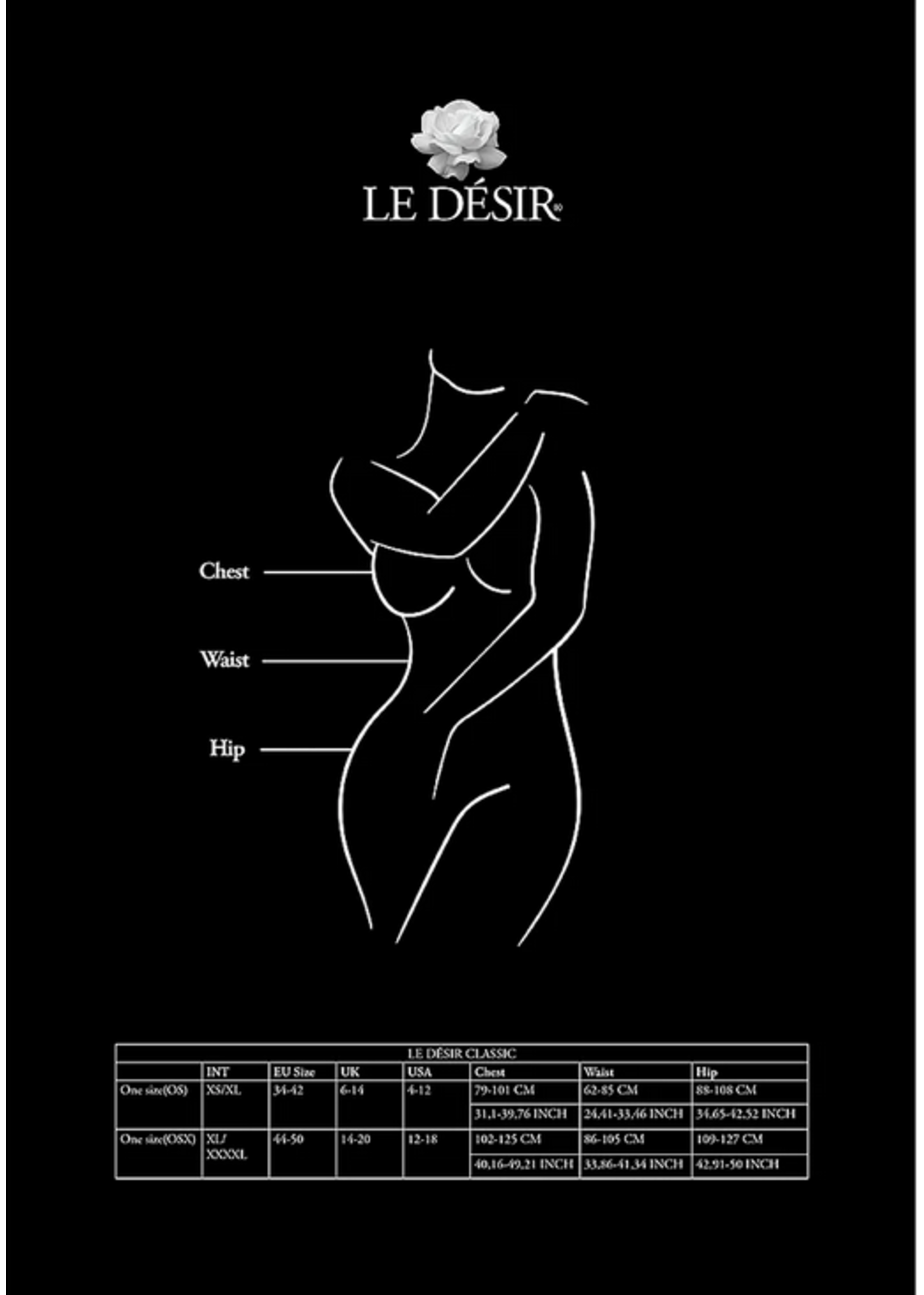 Le Désir Le Désir Garterbelt Stockings w/ Lace