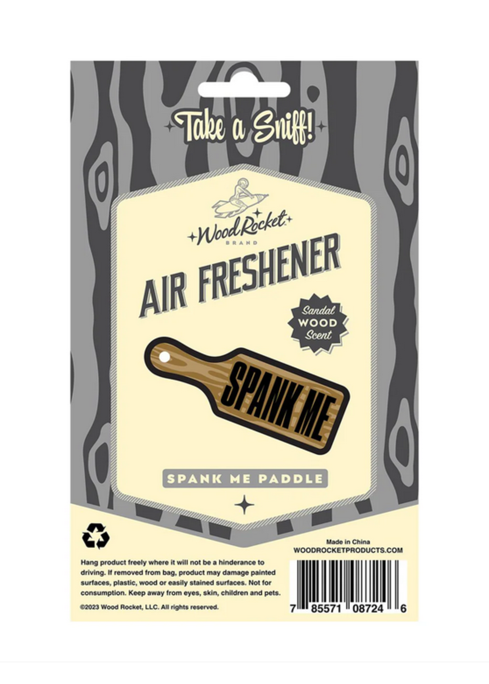 Wood Rocket LLC Spank Me Paddle Air Freshner