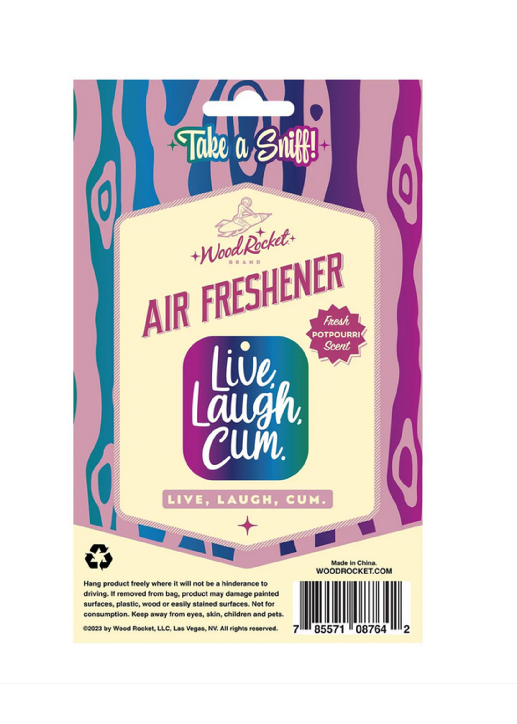 Wood Rocket LLC Live Laugh Cum Air Freshner
