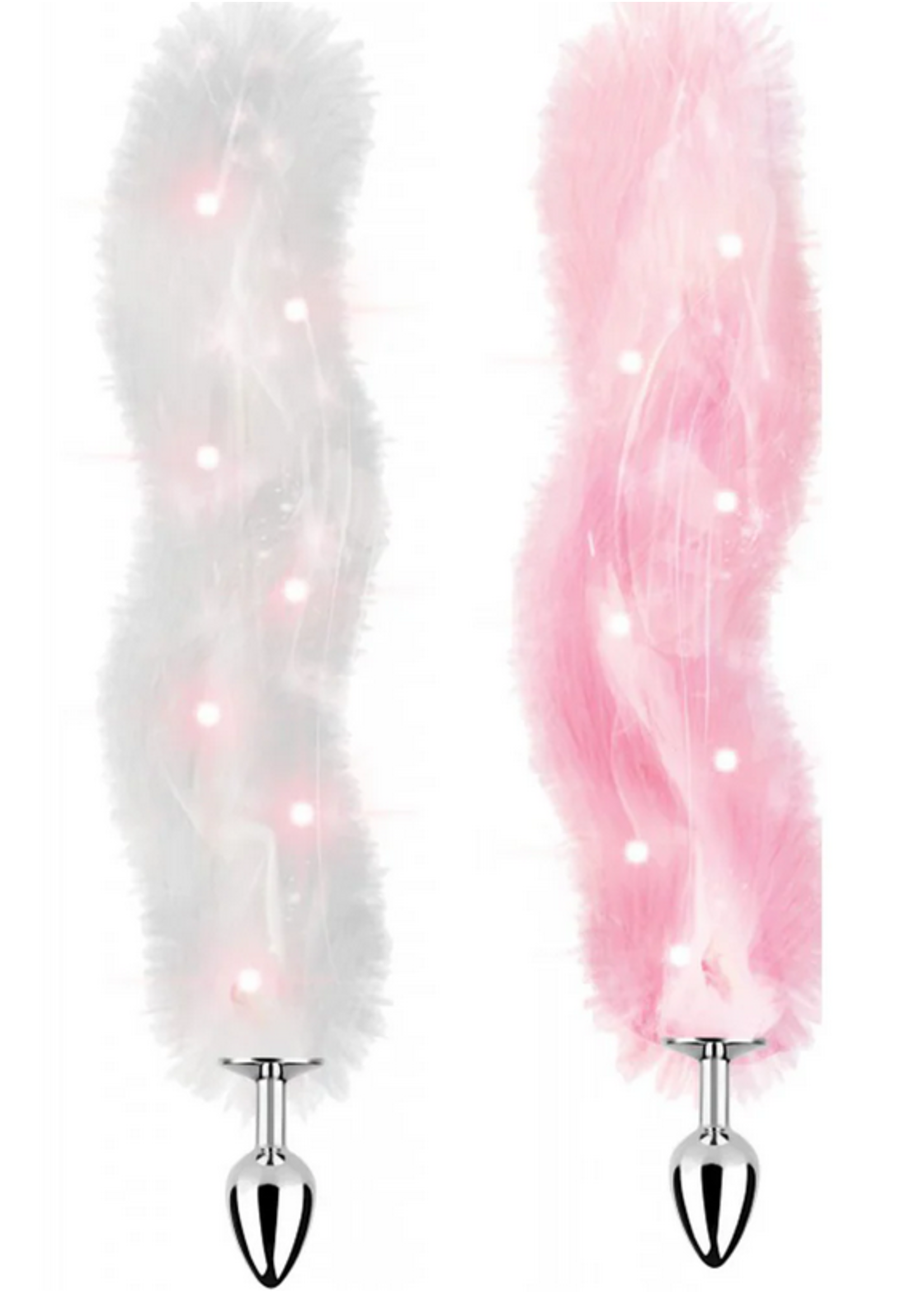 Hott Products Light Up Foxy Tail Butt Plug