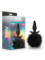 Anal Adventures - Rabbit Tail Plug Black