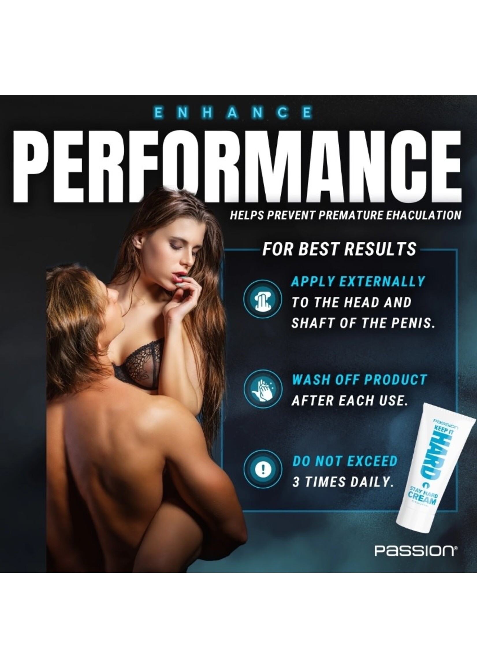 Passion Enhancers Keep It Hard - Stay Hard Cream - 1.5oz