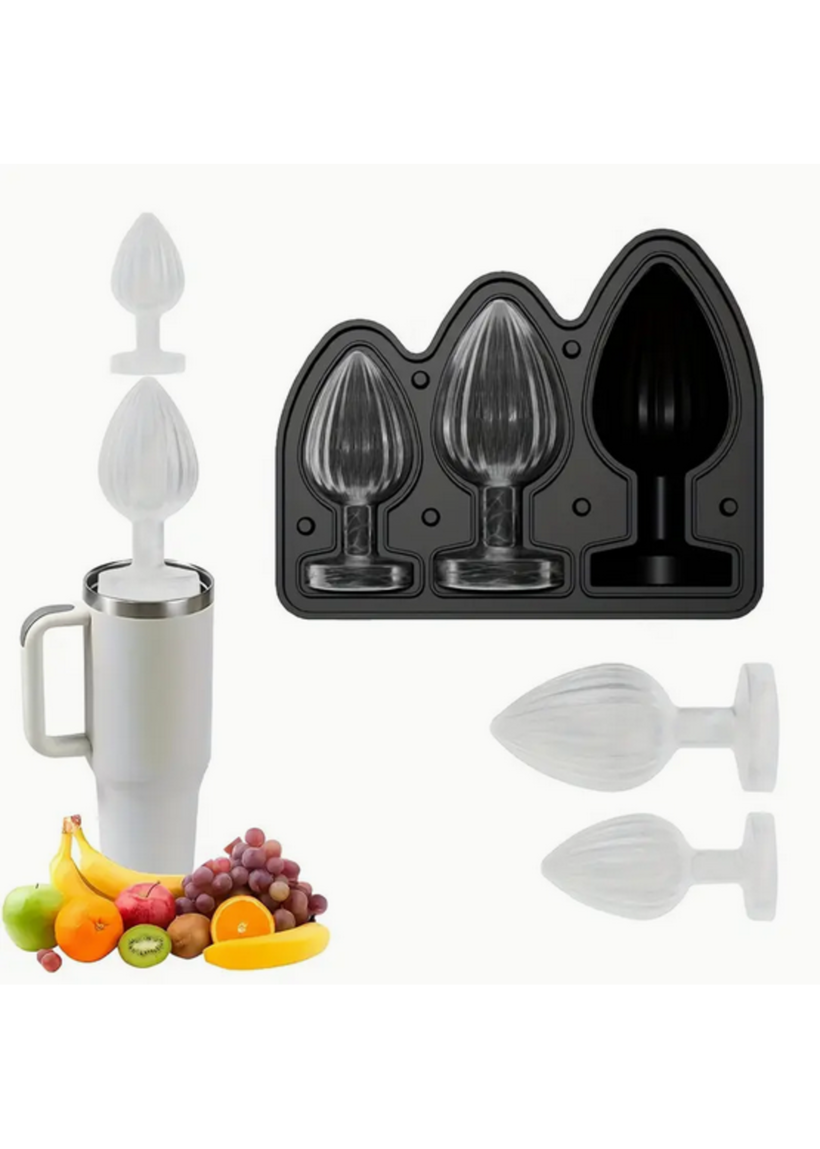 Silicone Butt Plug Ice Mold