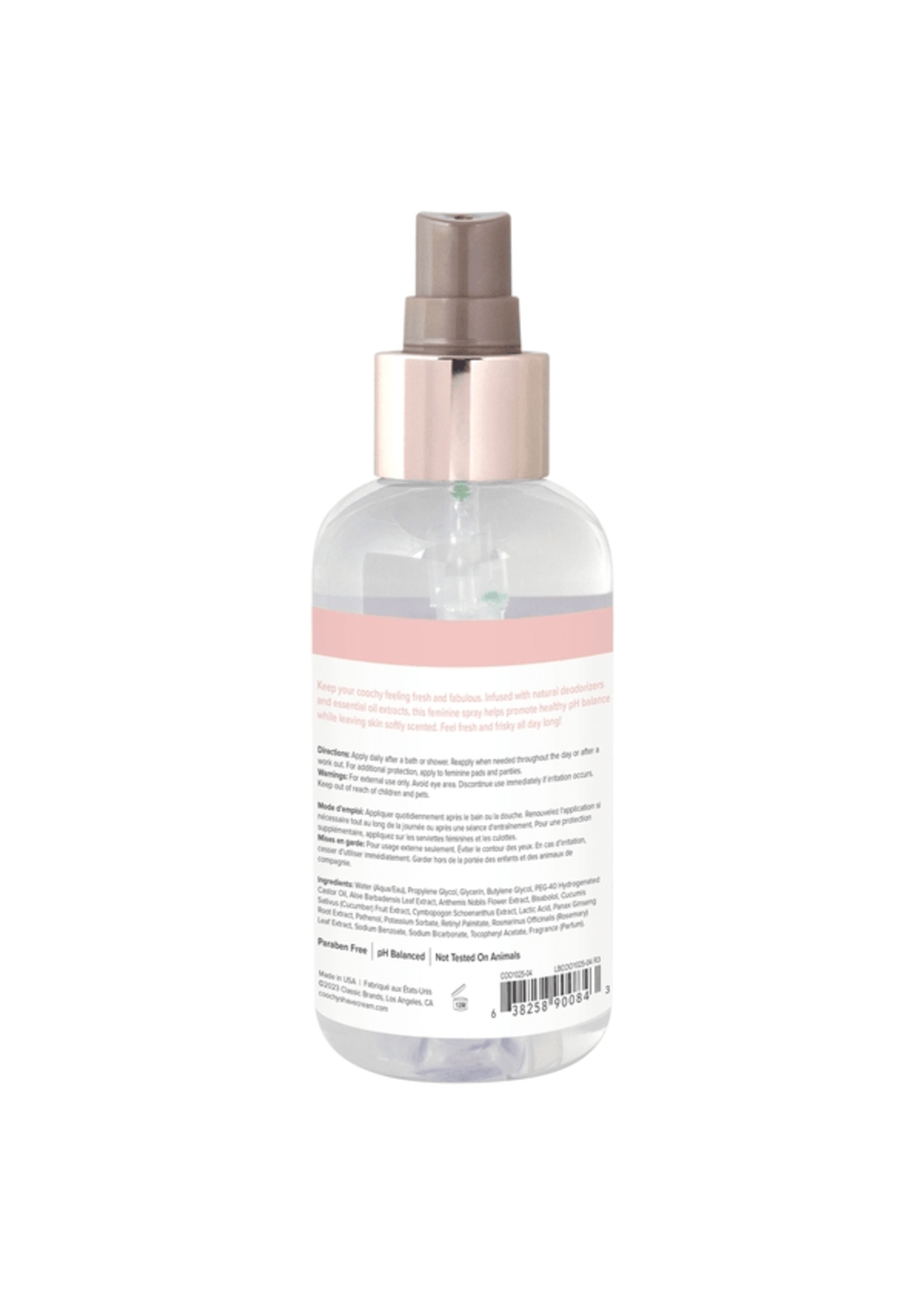 Coochy Coochy Oh So Fine Feel Fresh Intimate Spray - Peony Prowess 4oz | 118mL