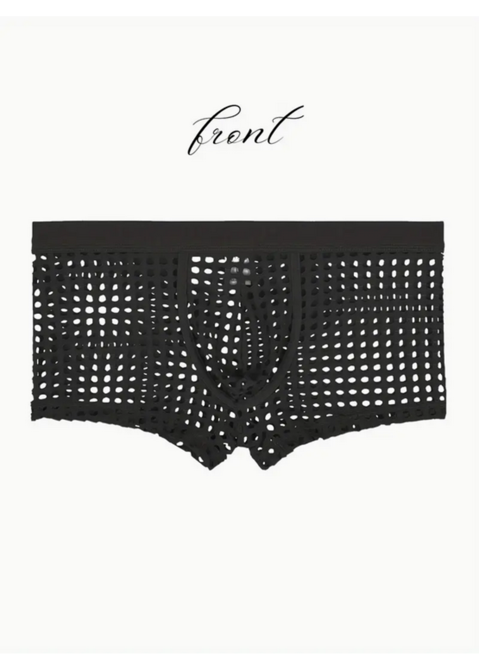Smoosh Mens Mesh Boxer Briefs with Holes