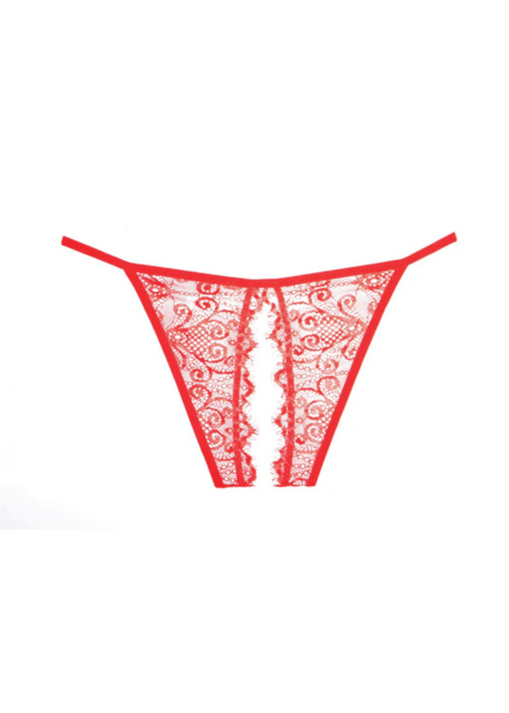 Allure Adore – Enchanted Belle Panty – One Size-Red