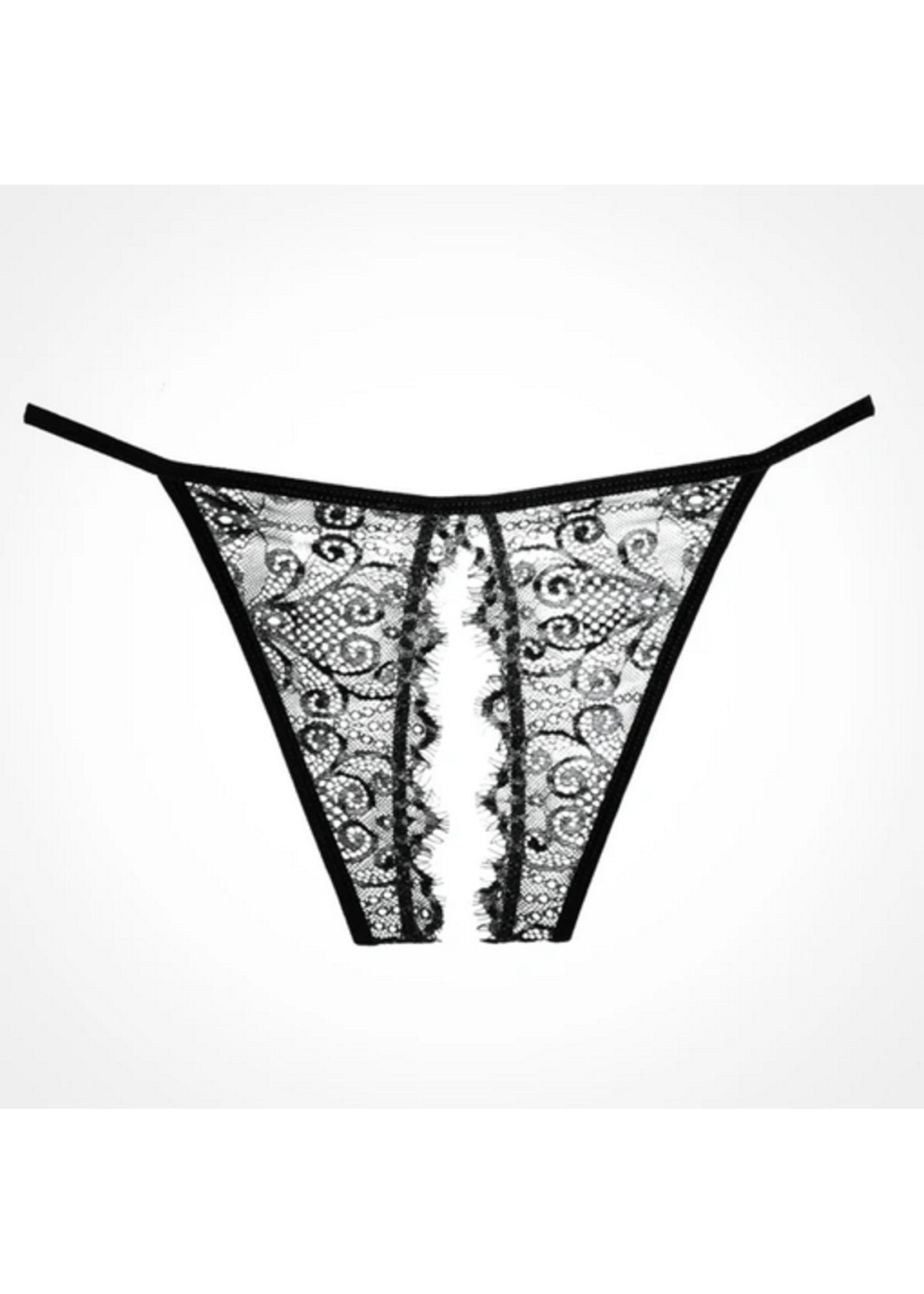 Allure Allure Adore – Enchanted Belle Panty – One Size-Black