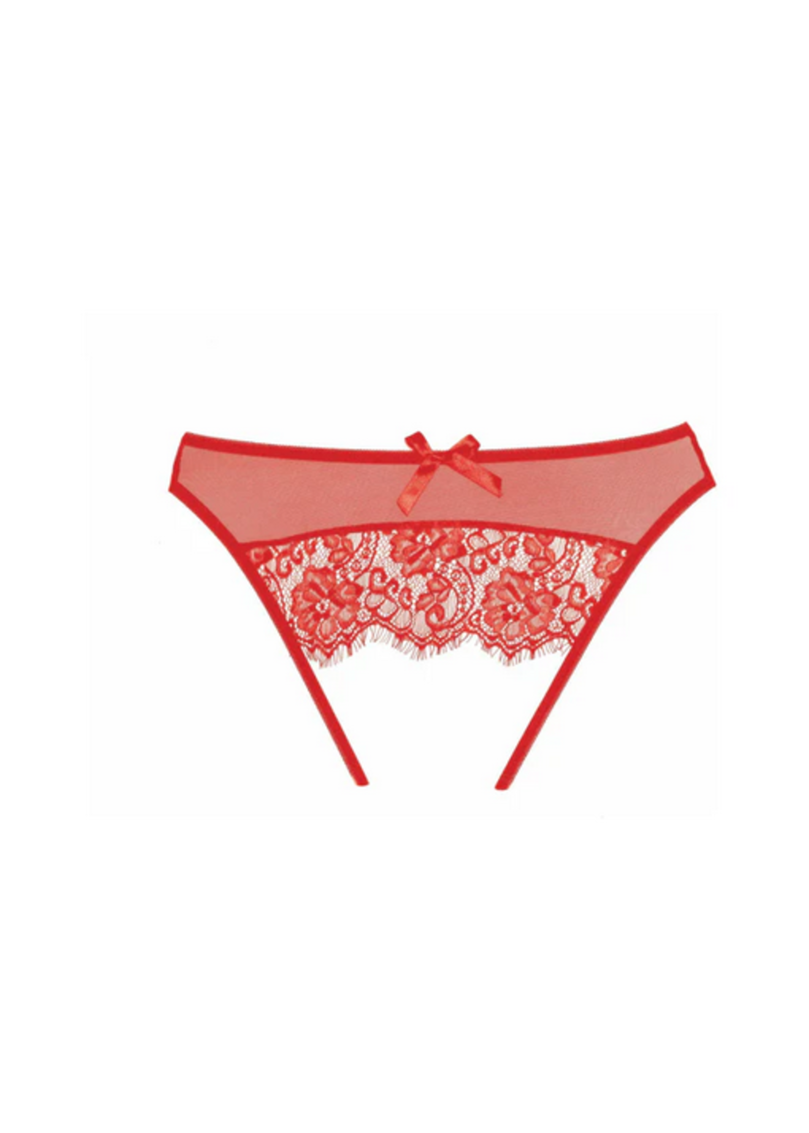 Allure Allure Adore - Expose Red Panty - O/S