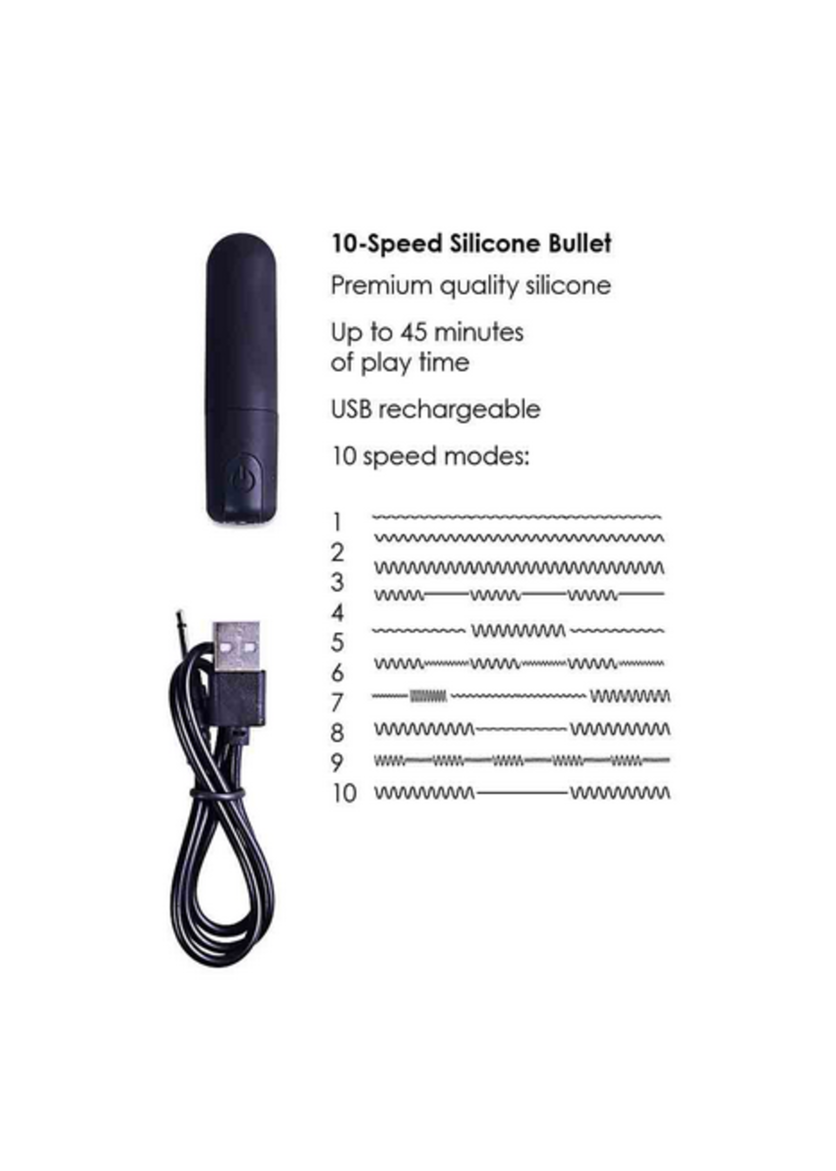 Ouch! Vibrating Strap-on Boxer - Black