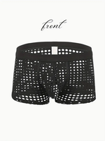 Smoosh Mens Mesh Boxer Briefs with Holes
